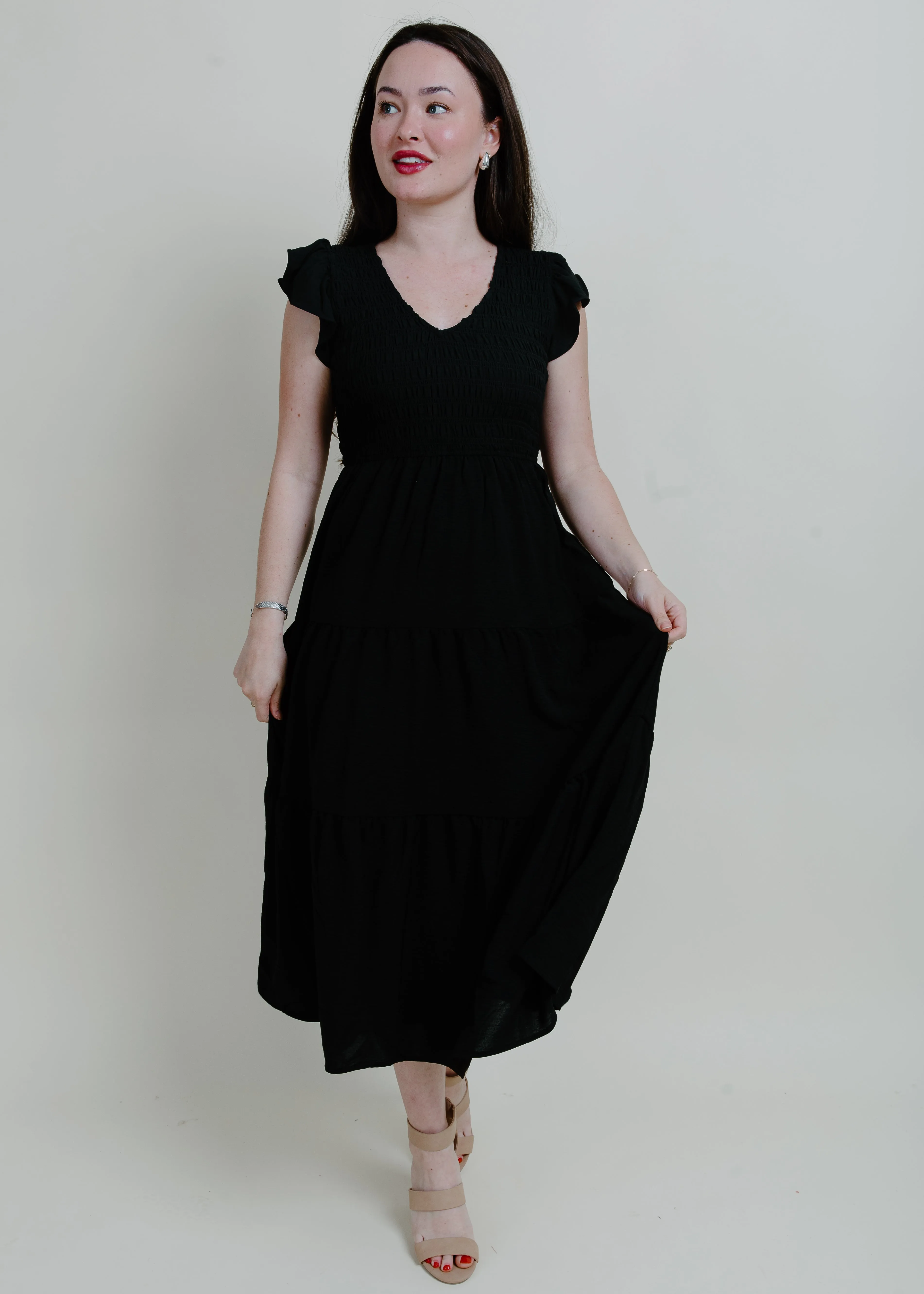 Easy Goes It Maxi Dress - Black
