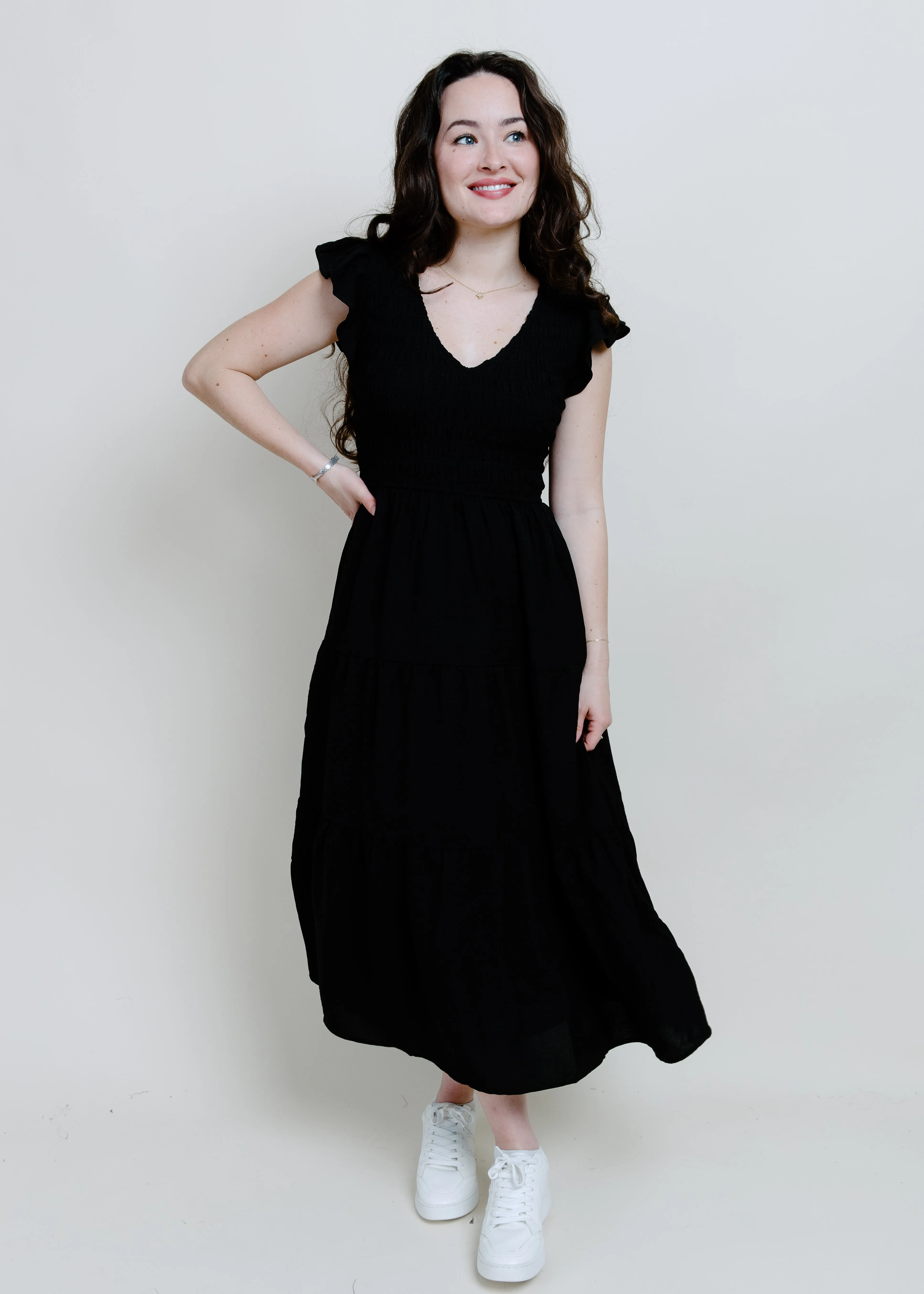 Easy Goes It Maxi Dress - Black