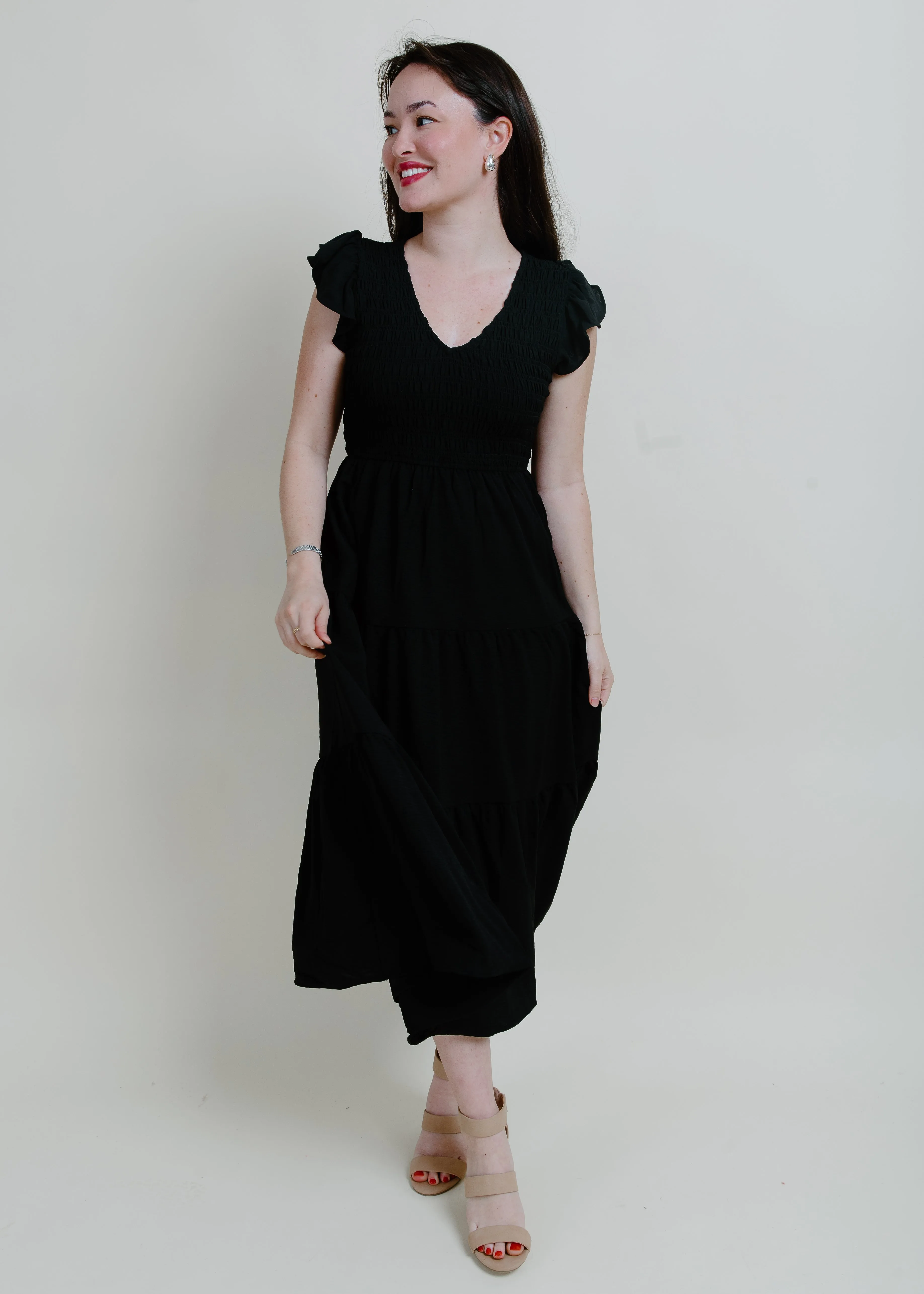 Easy Goes It Maxi Dress - Black
