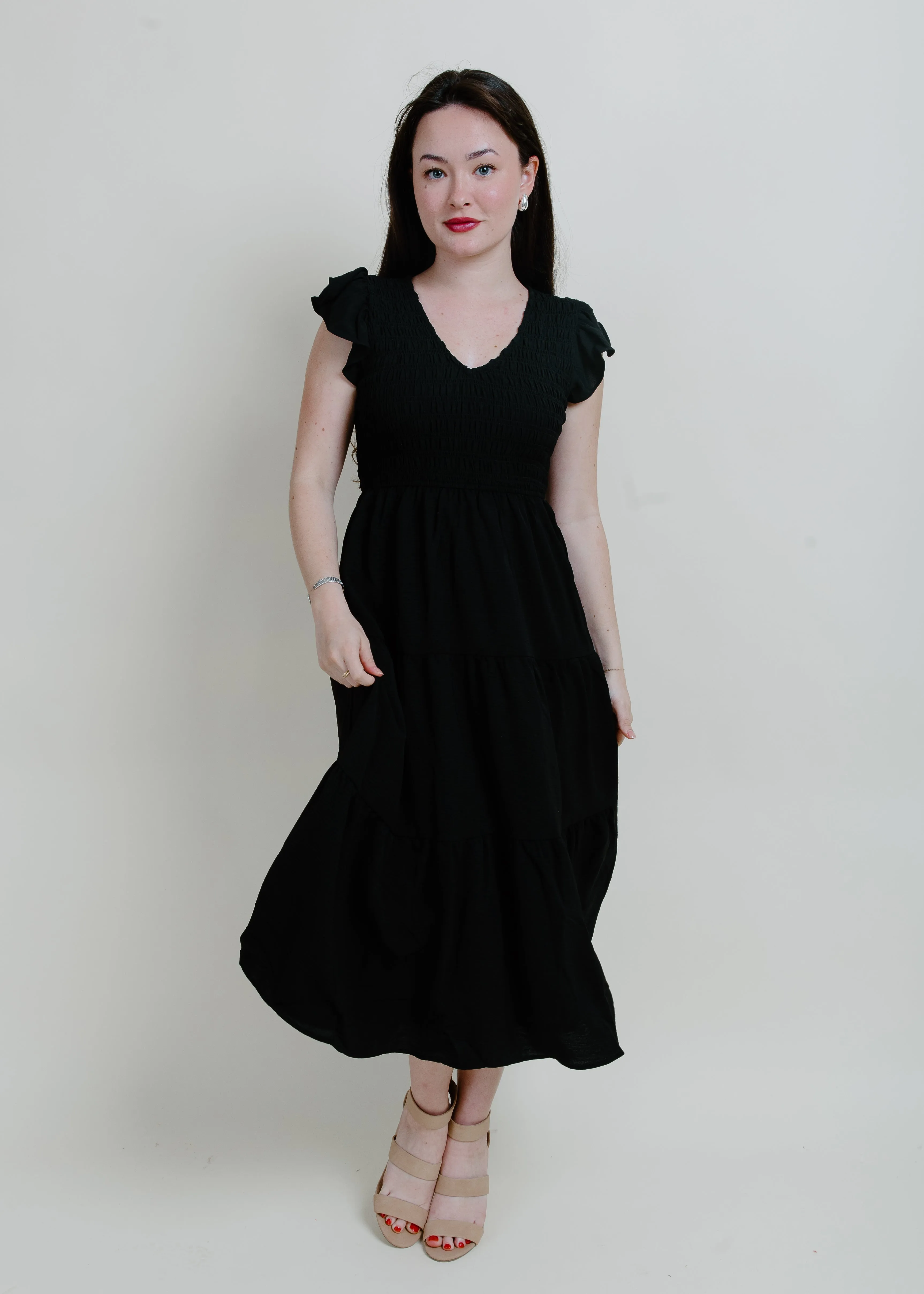 Easy Goes It Maxi Dress - Black