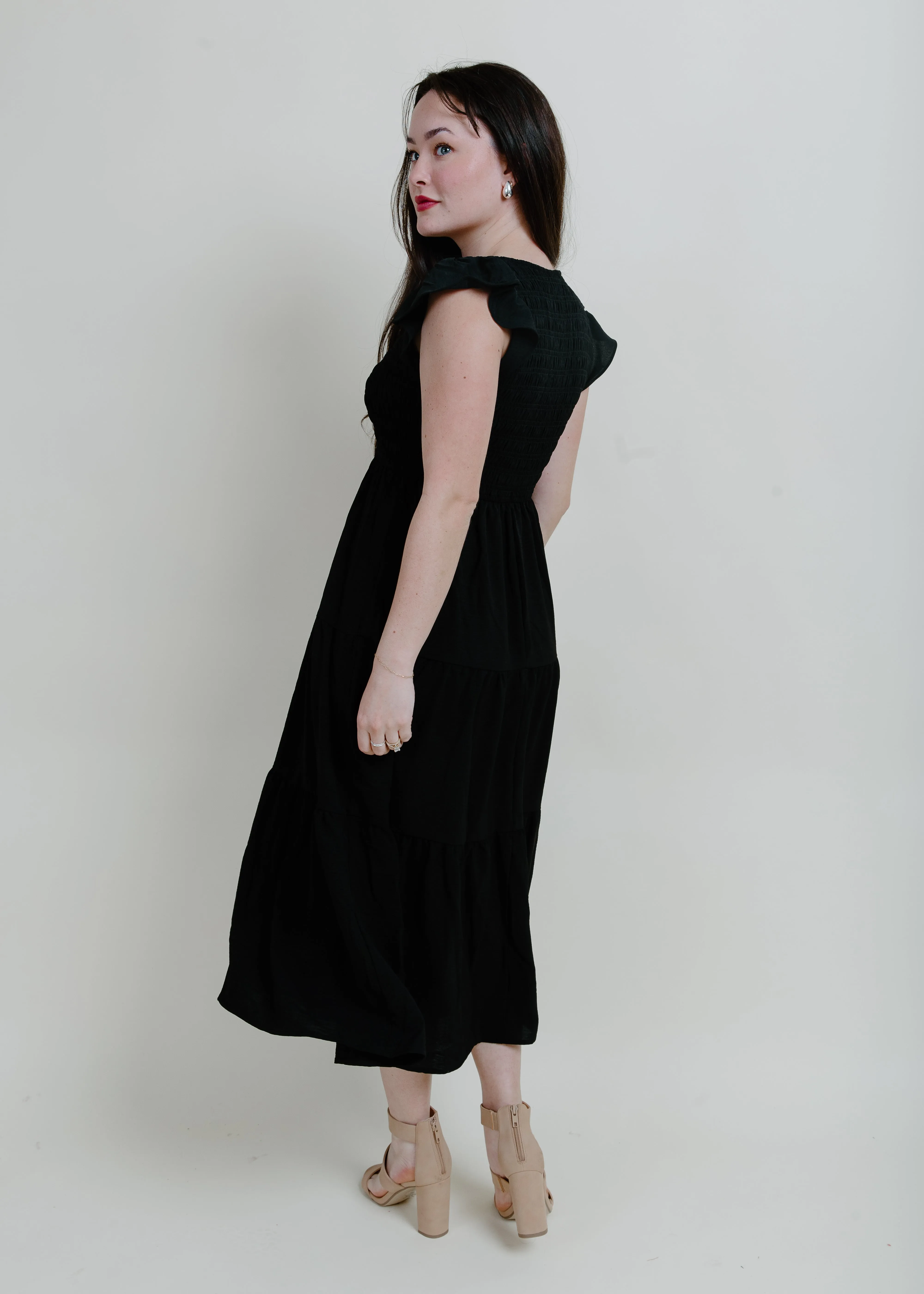 Easy Goes It Maxi Dress - Black