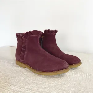 Elephantito Kids' Ruffle Ankle Booties Girls size 4