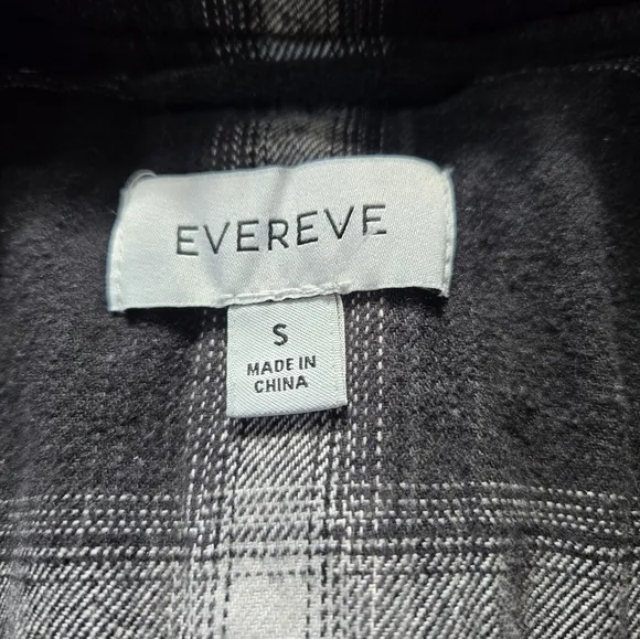 Evereve Lucy Plaid Jacket Cropped Quilted Size Small