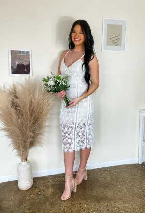 FEELING OF FOREVER LACE DRESS