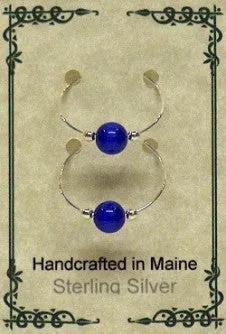 Fiber Optic Hoop Earrings