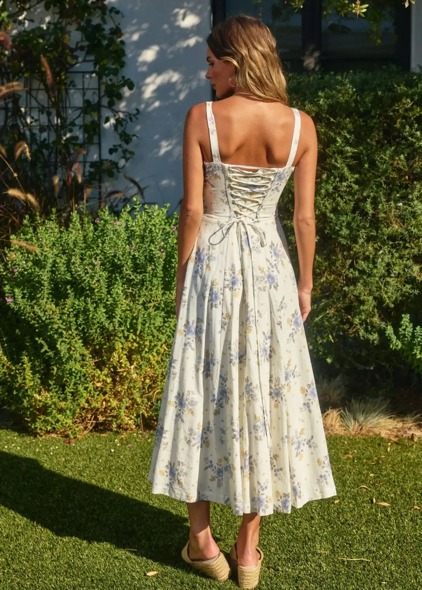 FLORAL CORSET DRESS