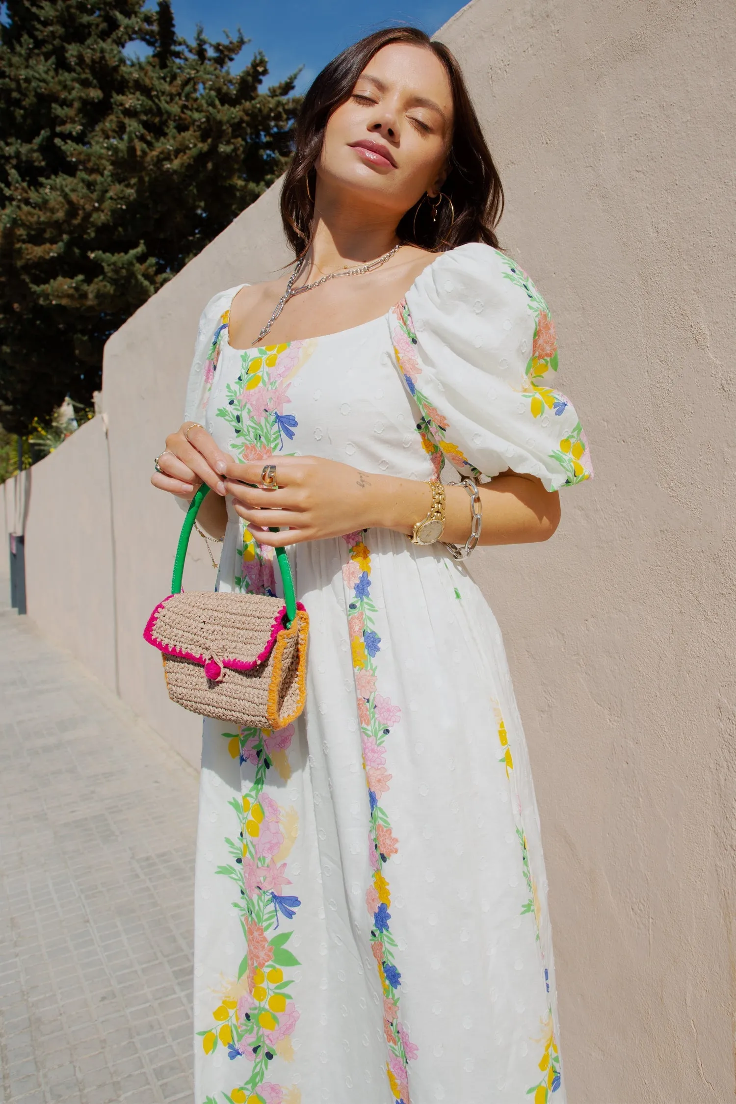 Floral Prairie Midi Dress