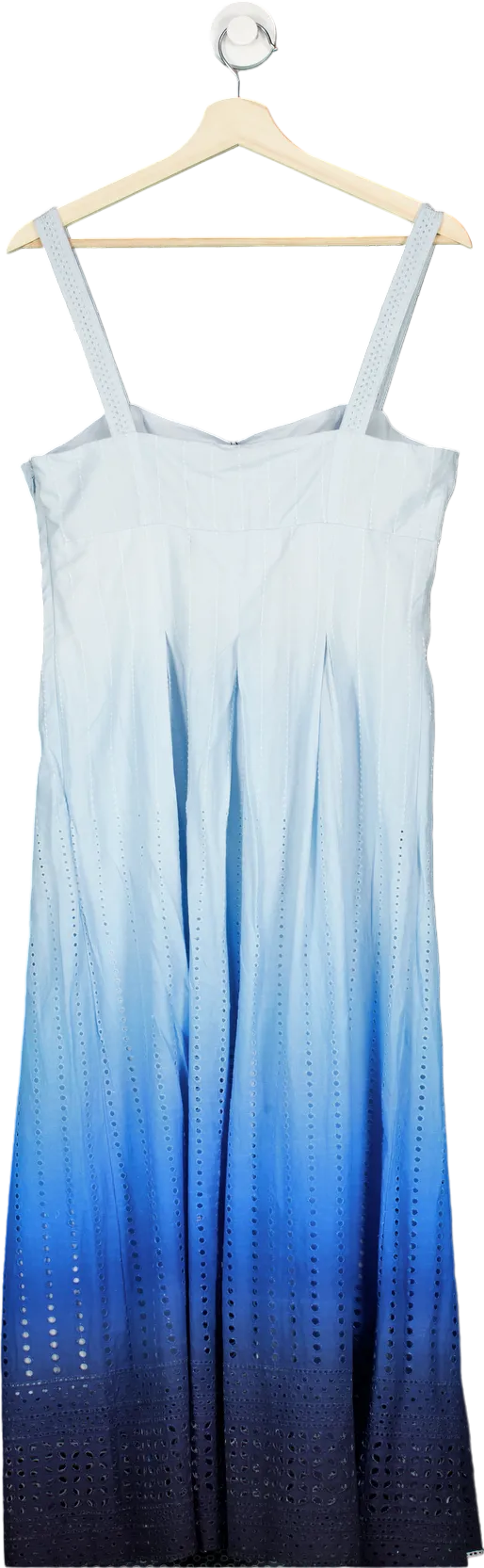 French Connection Blue Ombre Midi Dress UK 12