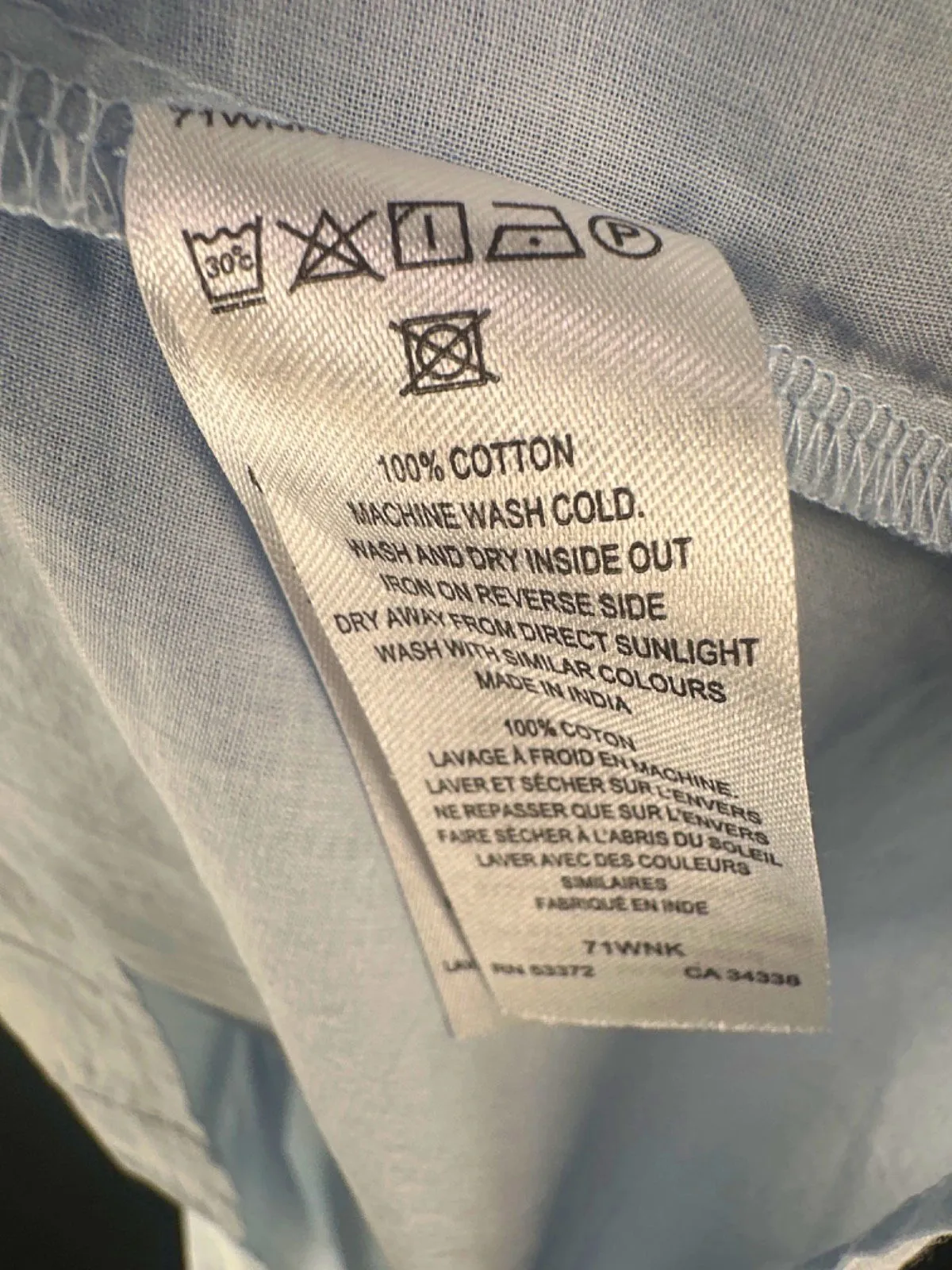 French Connection Blue Ombre Midi Dress UK 12