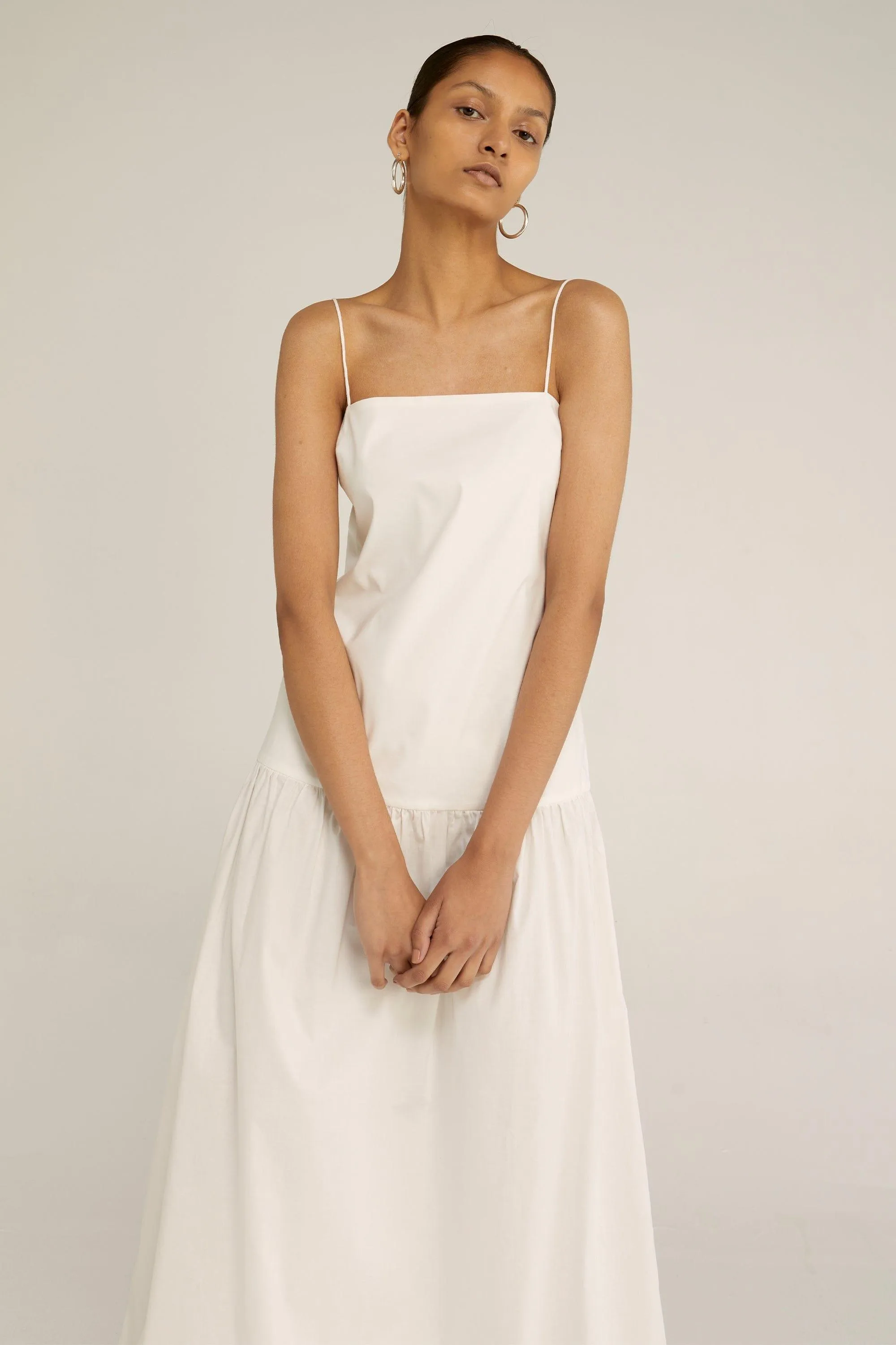 GARDEN PARTY SUN DRESS | WHITE