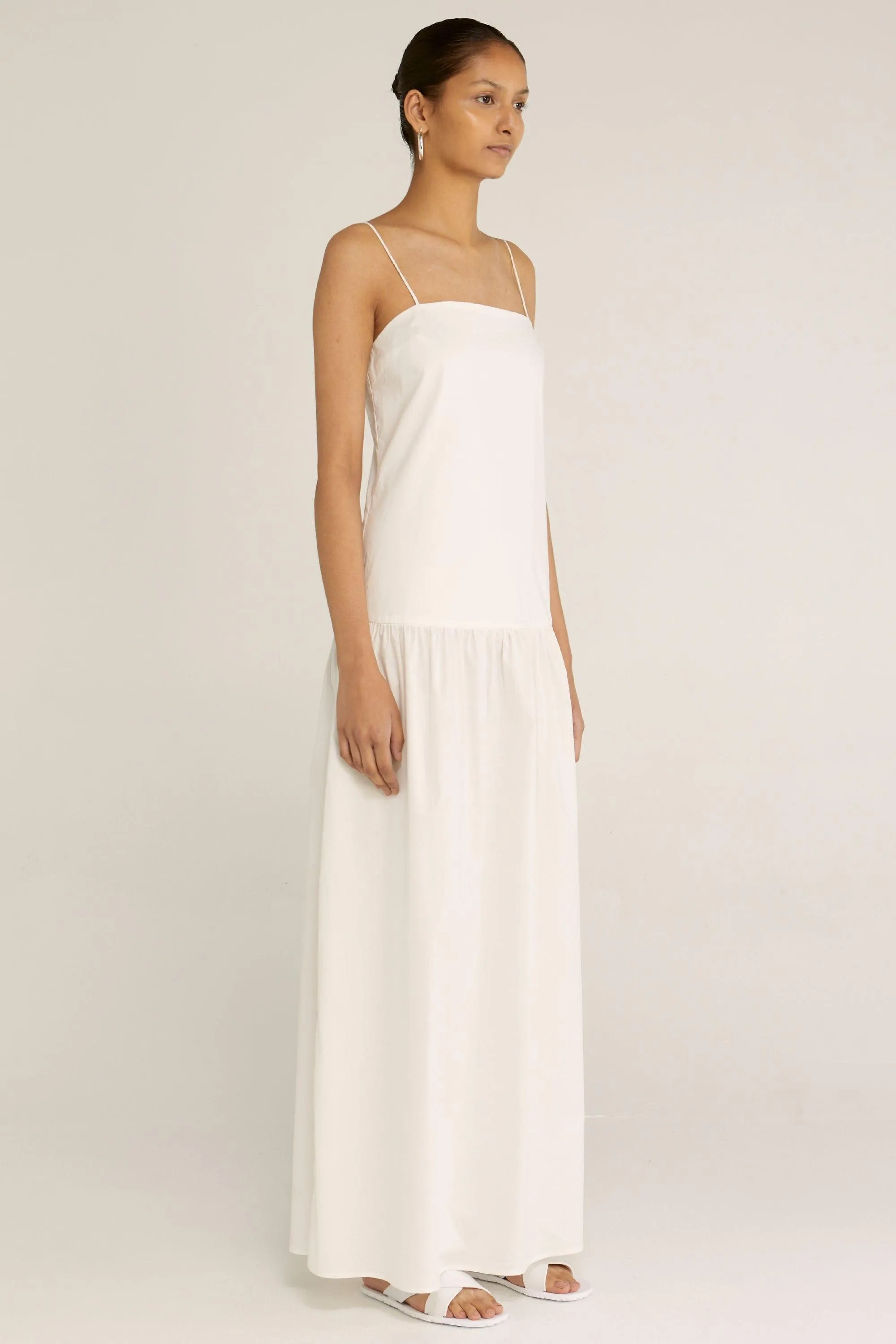 GARDEN PARTY SUN DRESS | WHITE