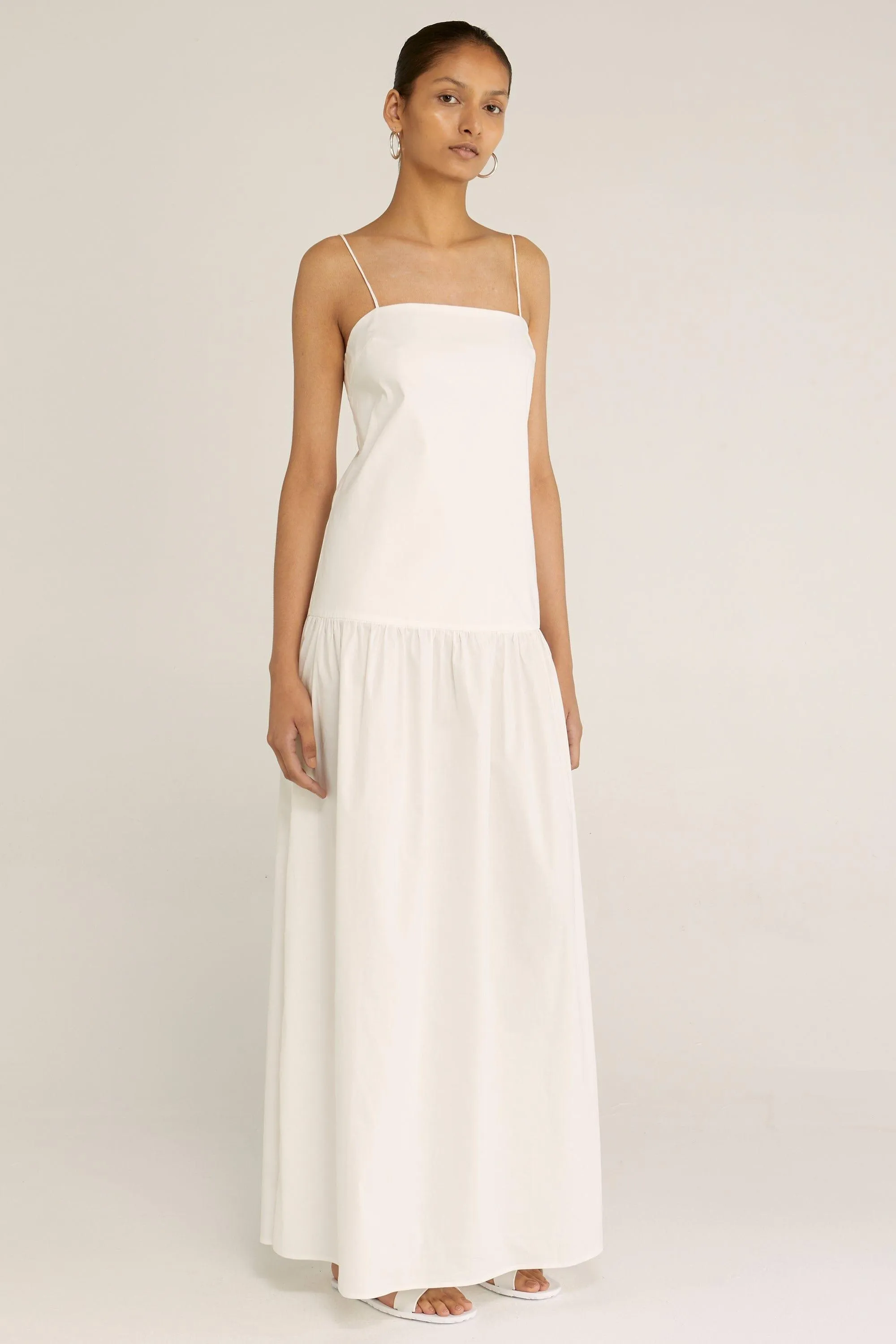 GARDEN PARTY SUN DRESS | WHITE