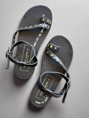 Golden Goose Janis Sandal -Blk/gold
