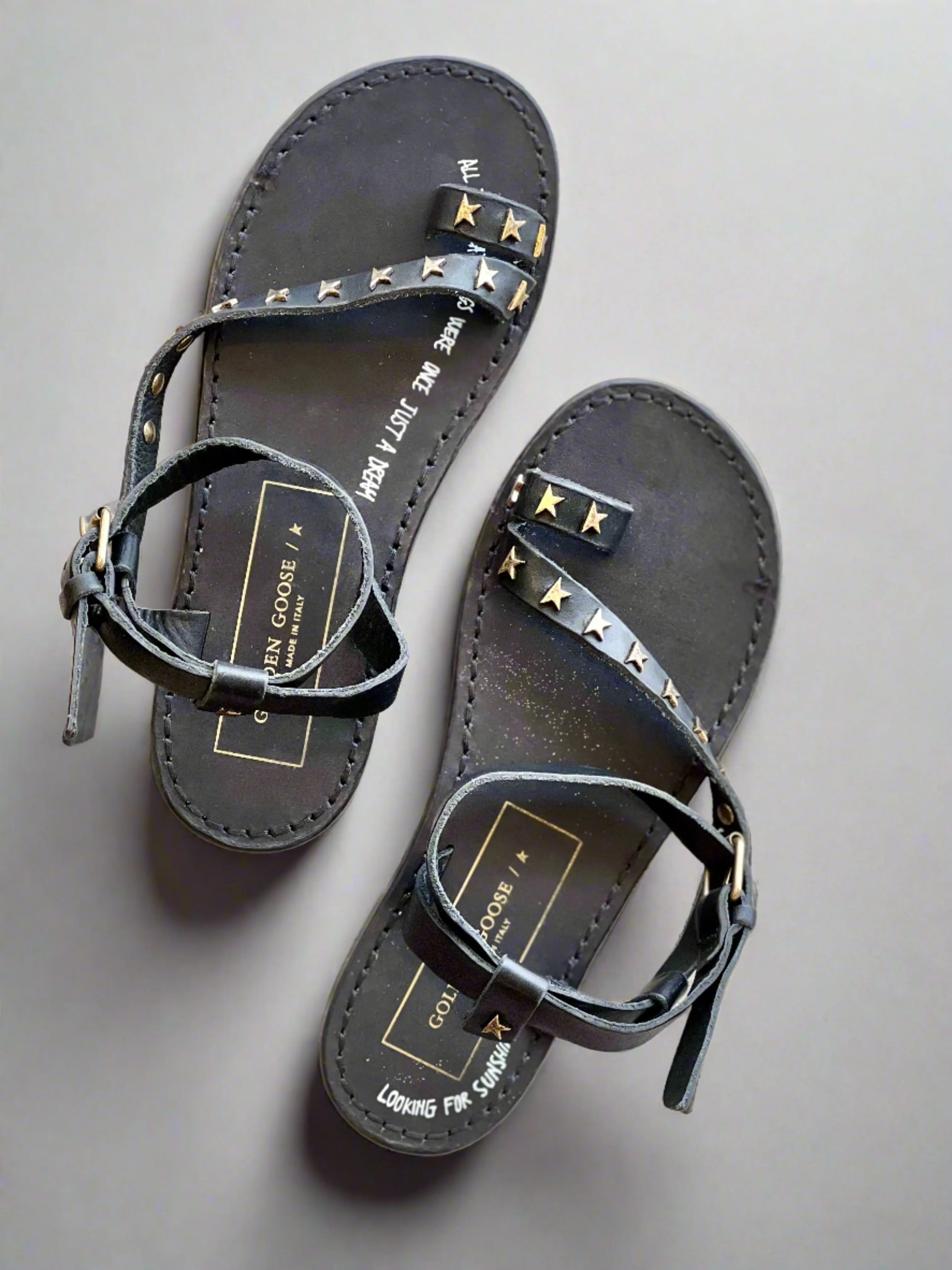 Golden Goose Janis Sandal -Blk/gold