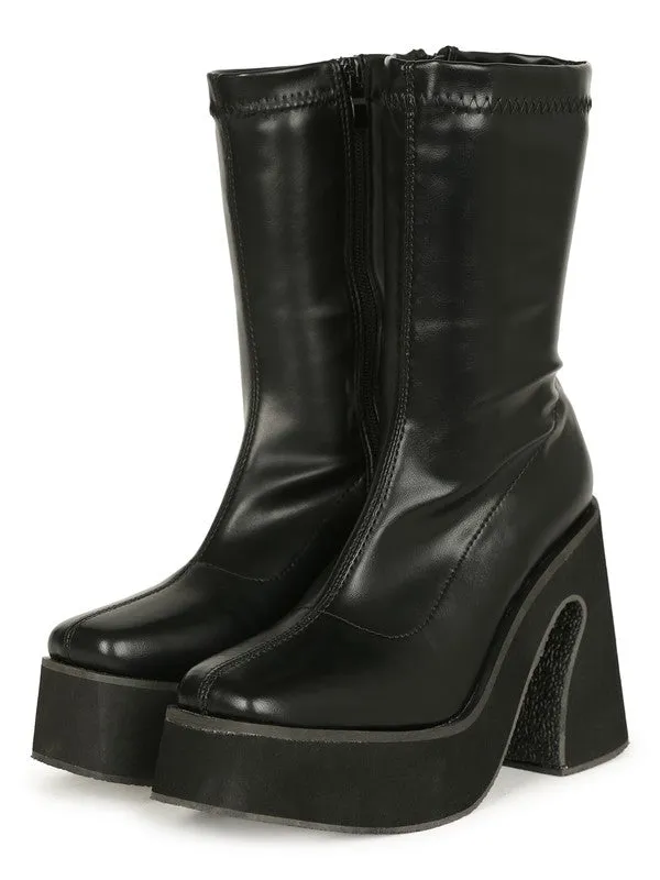 Harper Platform Bootie