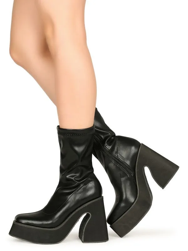 Harper Platform Bootie
