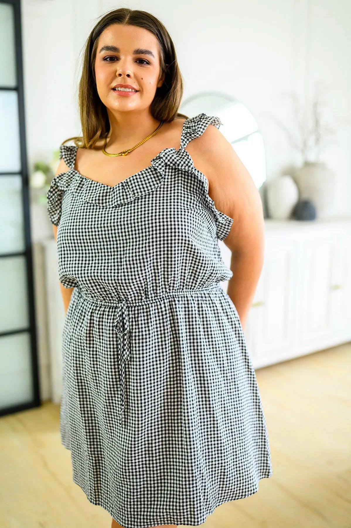 Hazel Blues® |  Day Date Gingham Dress