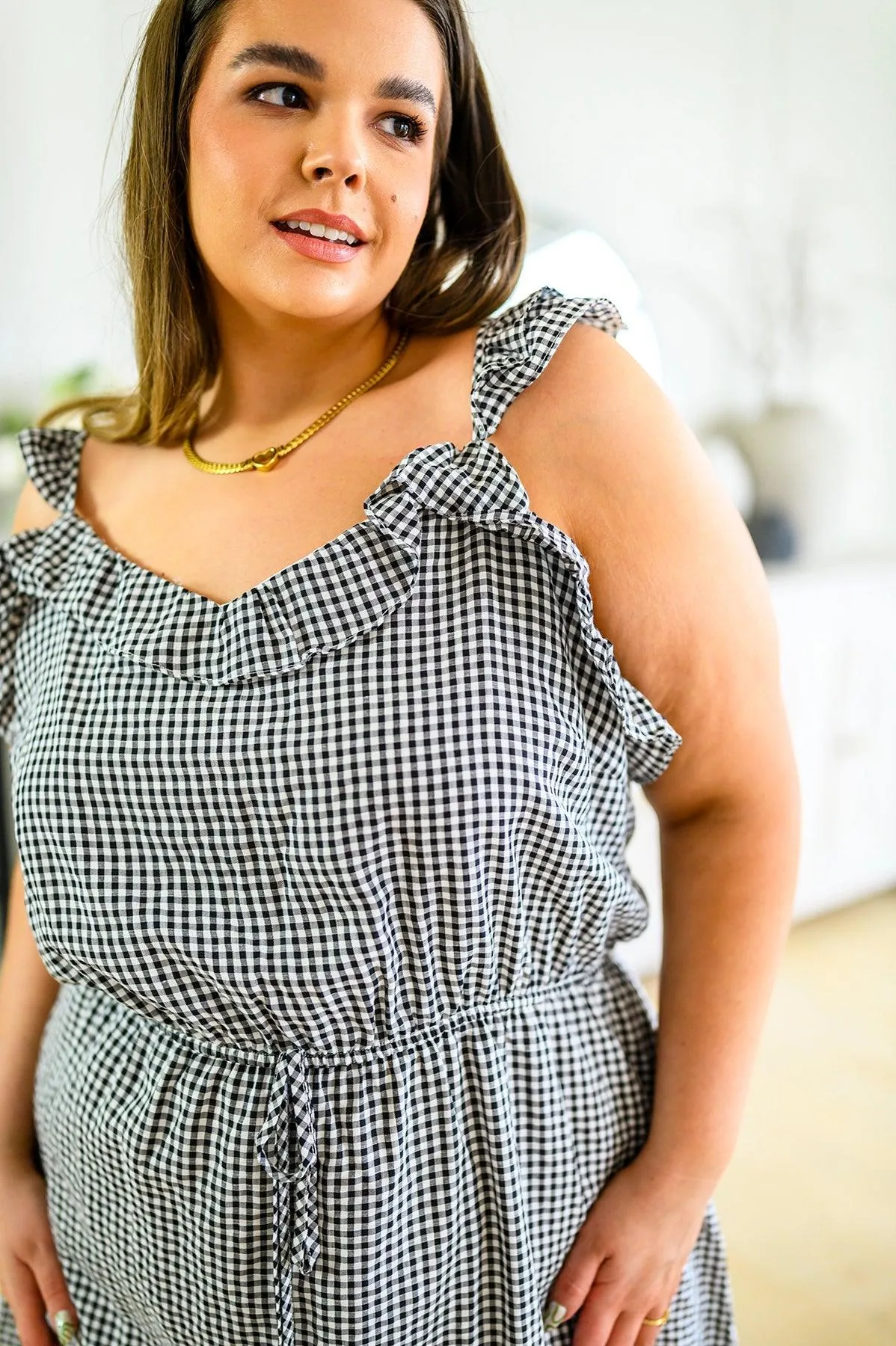 Hazel Blues® |  Day Date Gingham Dress