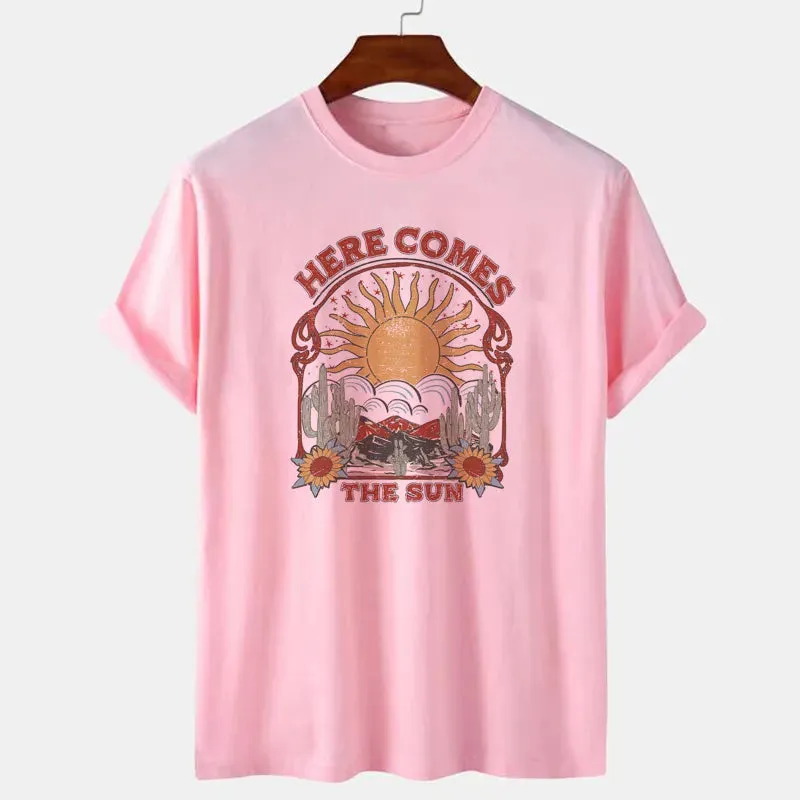 Here Comes the Sun Boho T-Shirt - New
