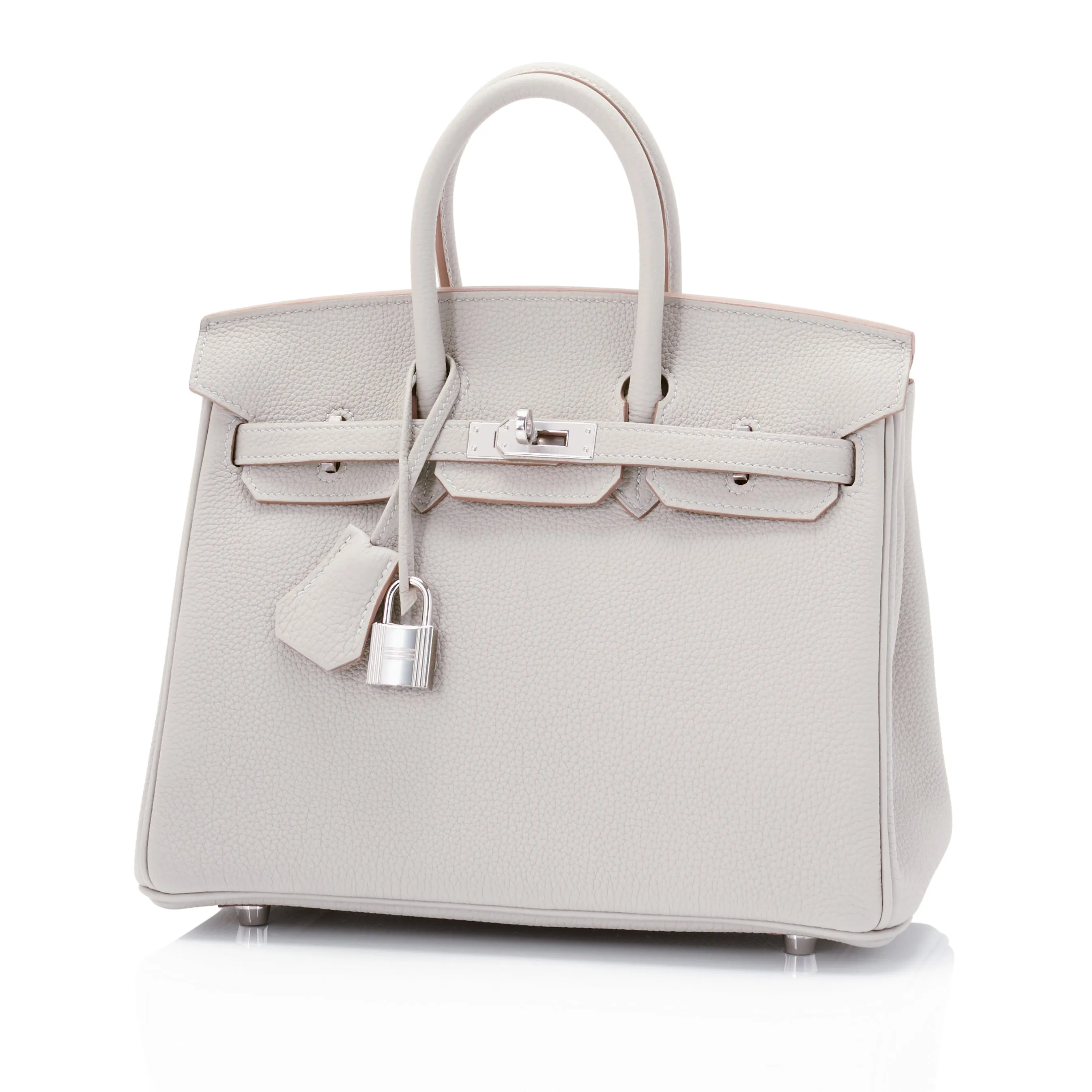 Hermes Gris Perle Birkin 25cm Togo Palladium Hardware