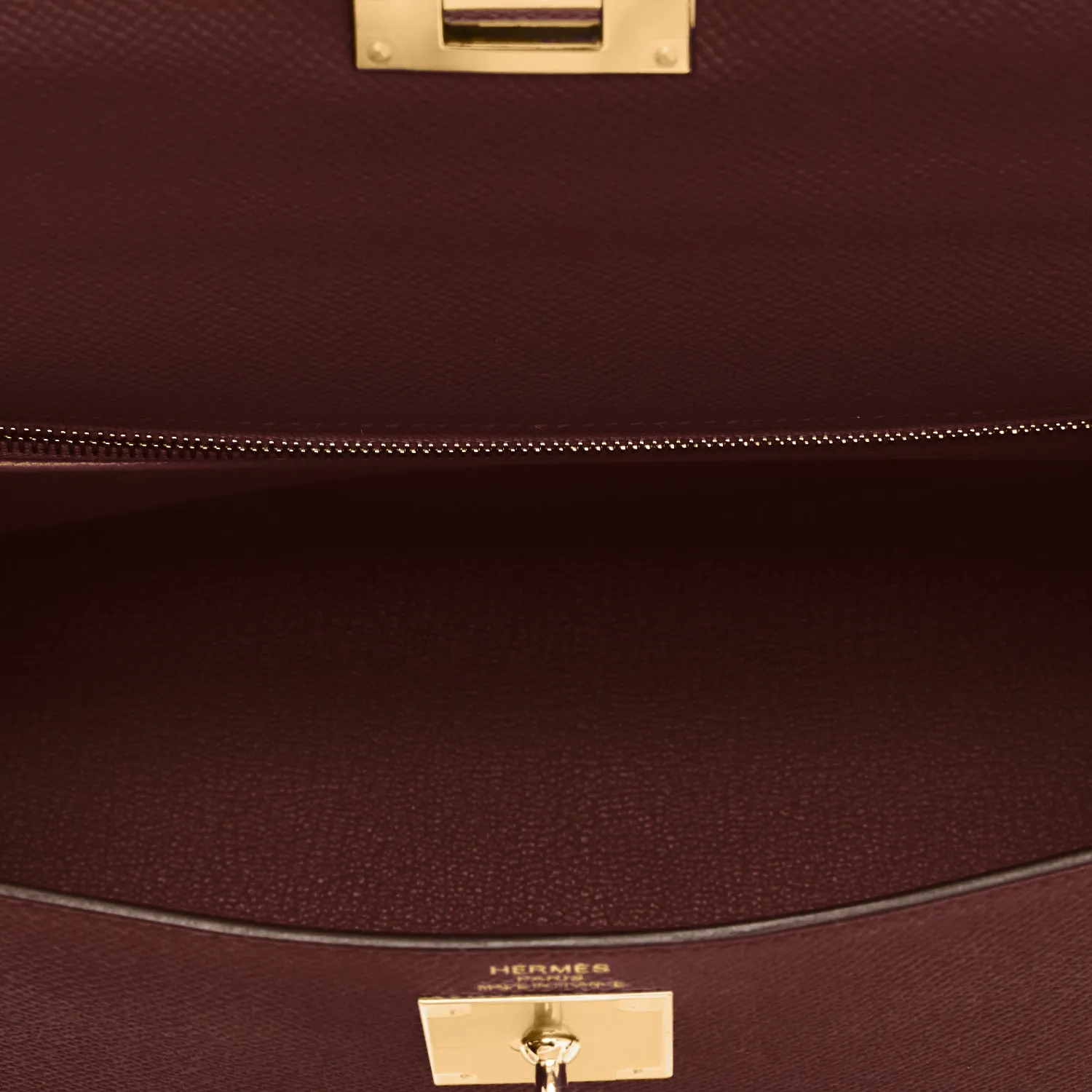 Hermes Rouge H Epsom Sellier Gold Hardware Y Stamp, 2020