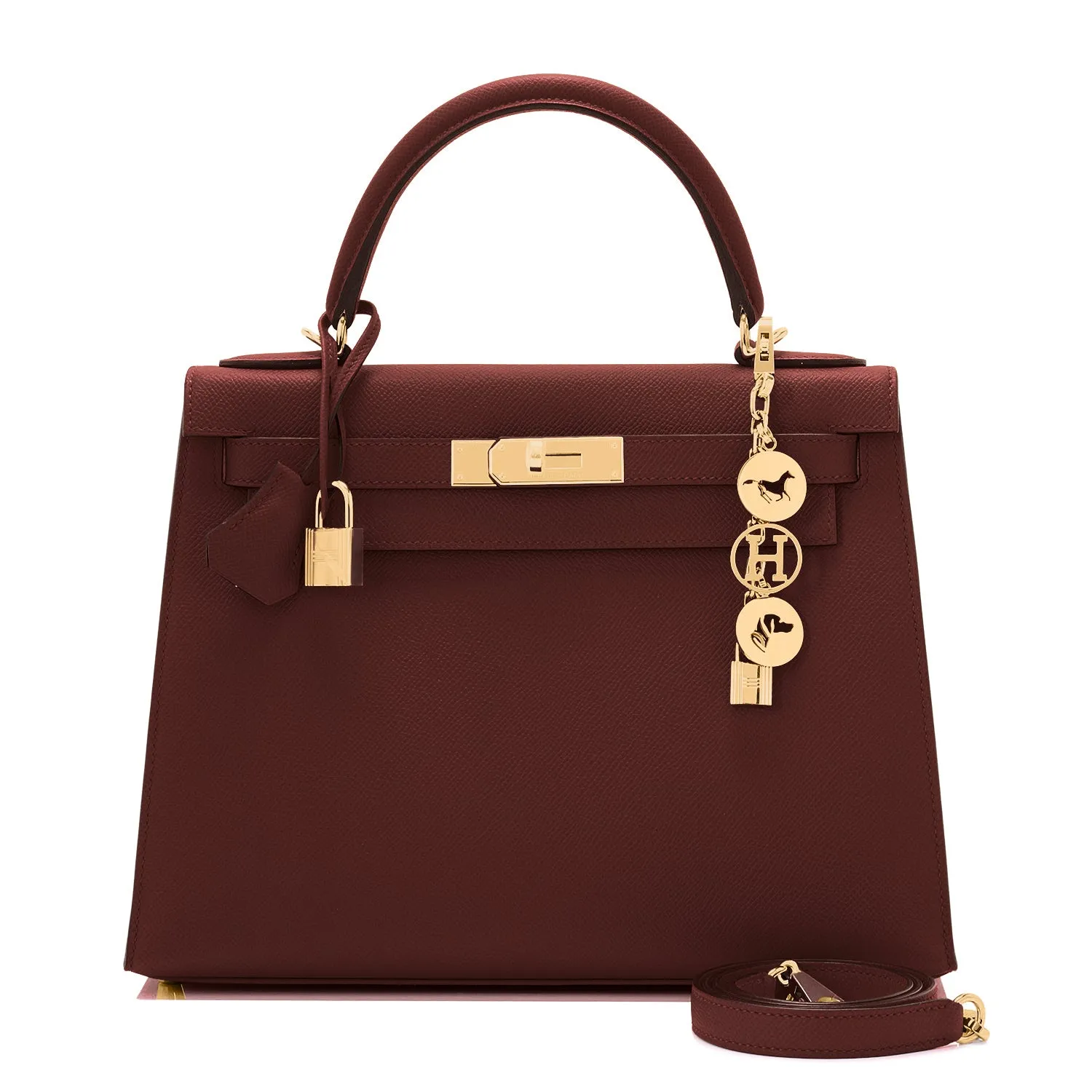 Hermes Rouge H Epsom Sellier Gold Hardware Y Stamp, 2020