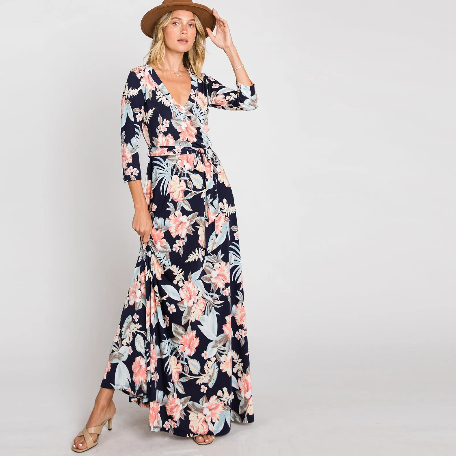 Hibiscus Venechia Maxi Wrap Dress
