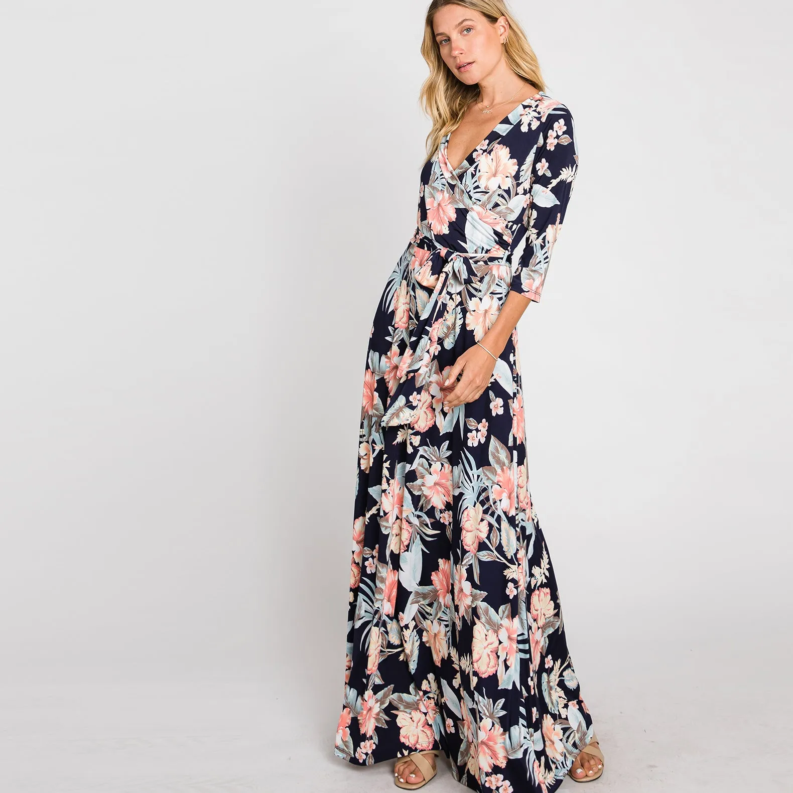 Hibiscus Venechia Maxi Wrap Dress