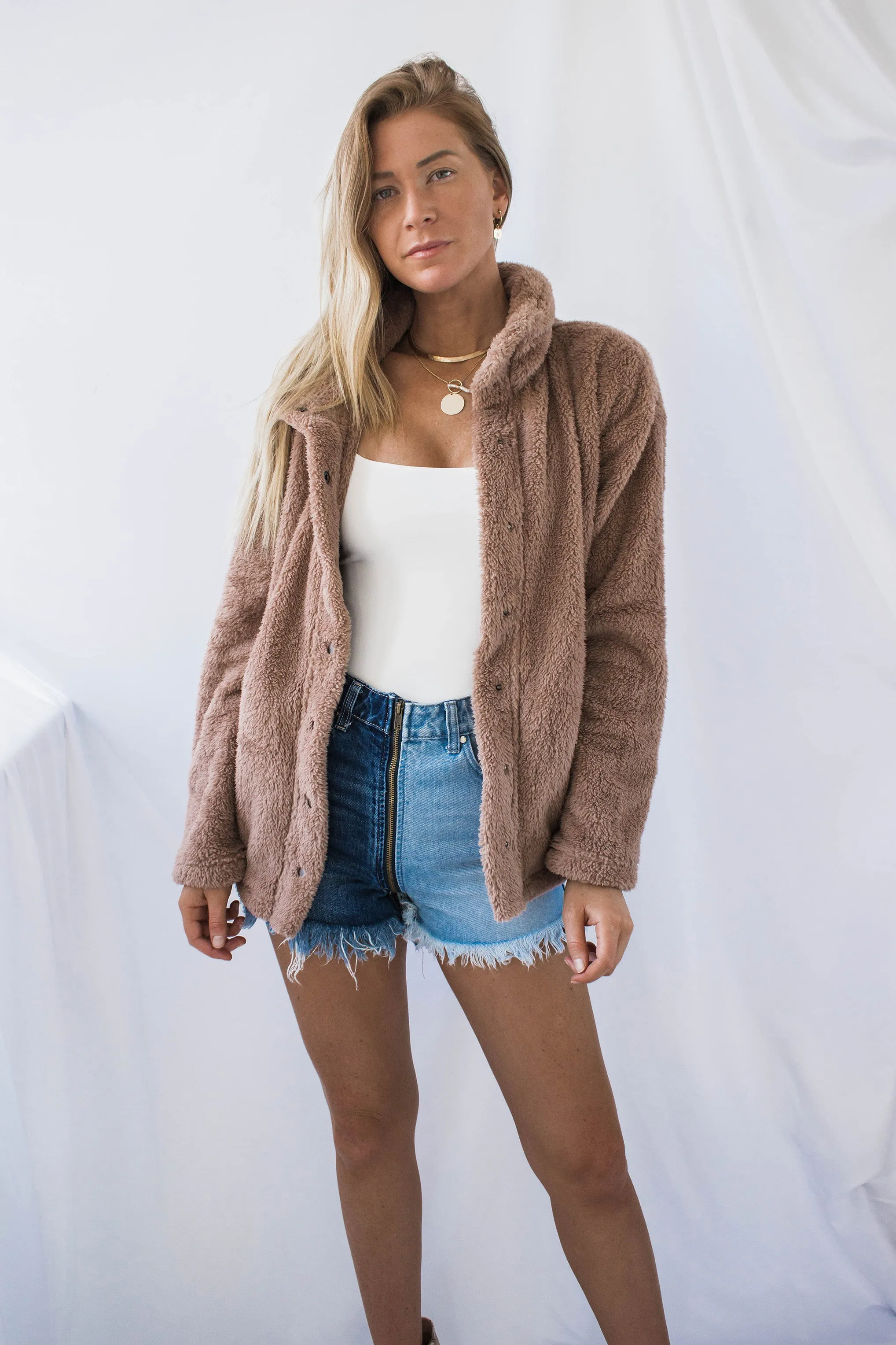 Hyde Two Tone Full Zip Shorts