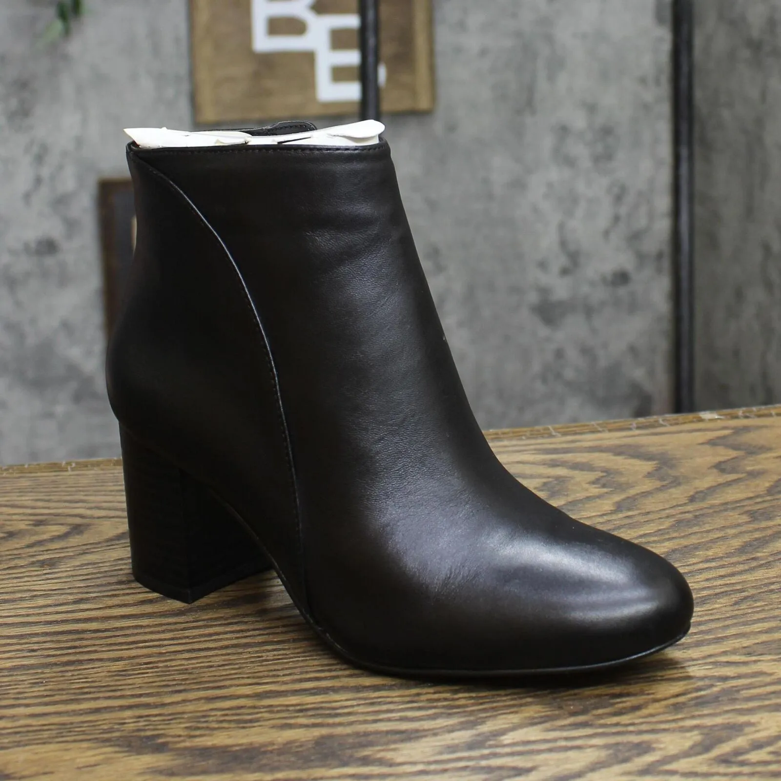 Inc International Concepts Womens Floriann Block-Heel Ankle Booties Black 7M