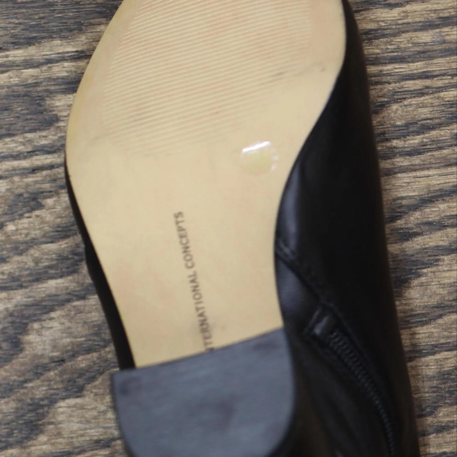 Inc International Concepts Womens Floriann Block-Heel Ankle Booties Black 7M