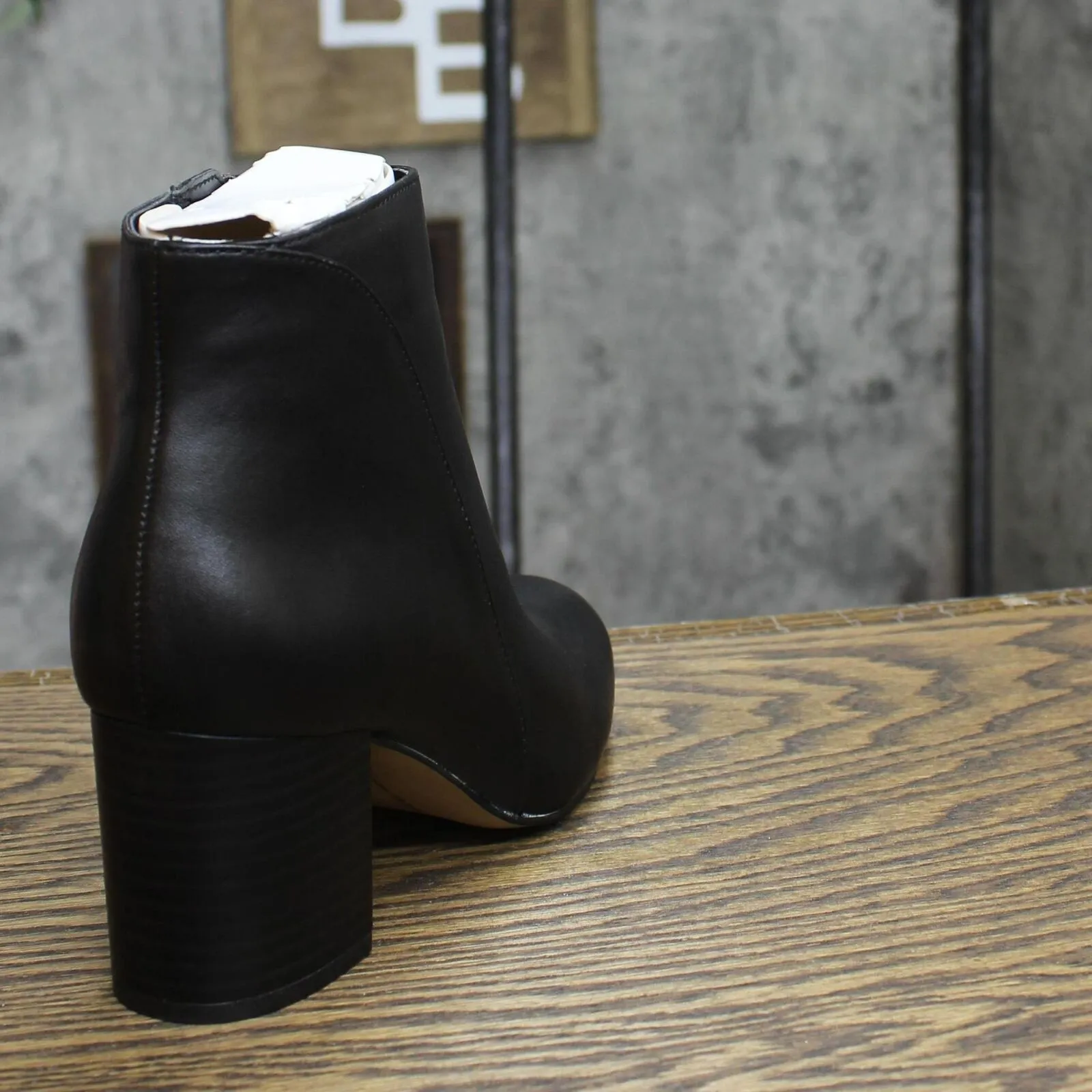 Inc International Concepts Womens Floriann Block-Heel Ankle Booties Black 7M