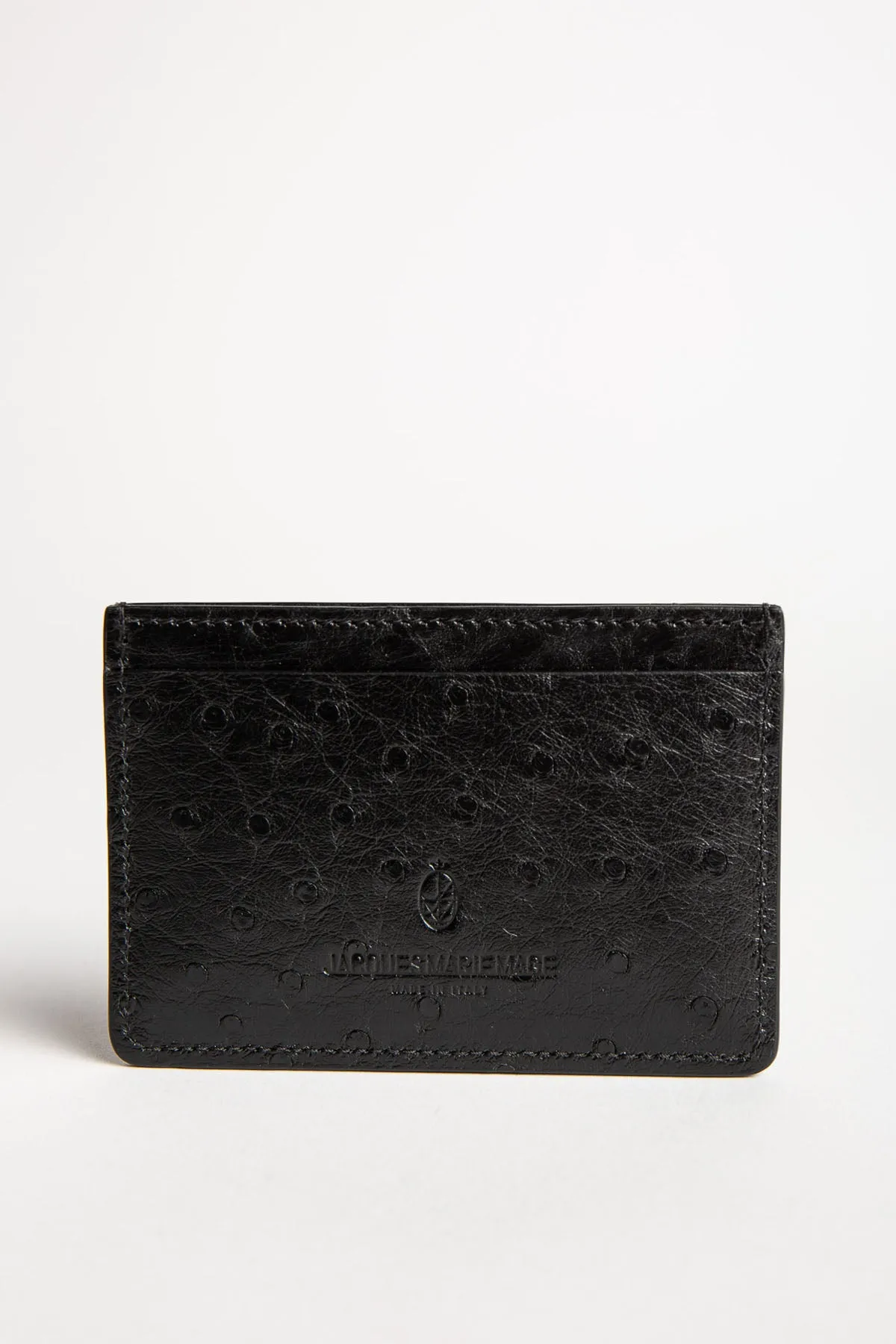JACQUES MARIE MAGE | THEODORE OSTRICH CARD HOLDER