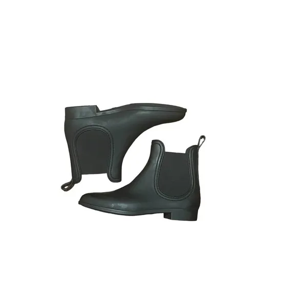 Jeffrey Campbell Havana‎ Last Matte Black Rain Ankle Booties