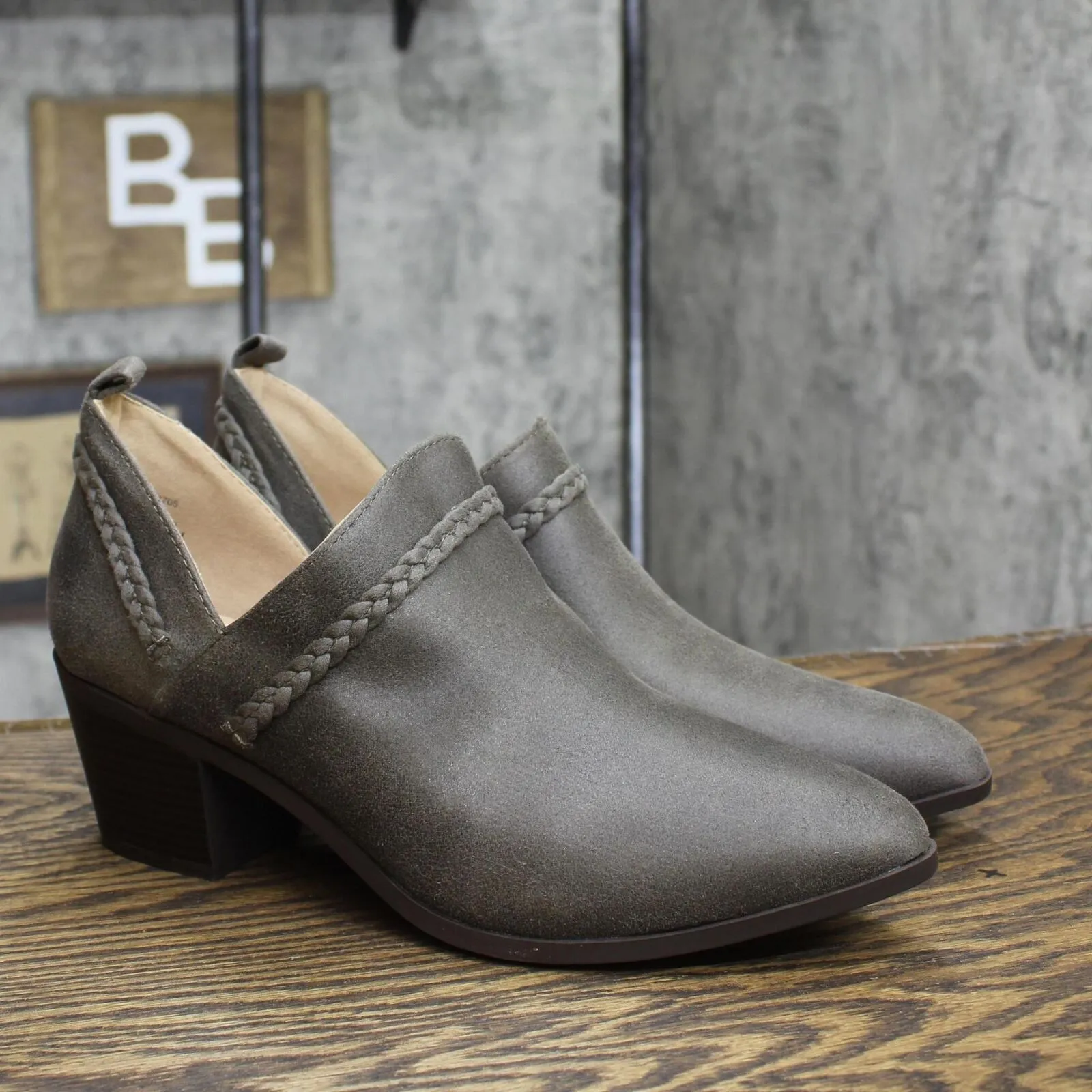 Journee Collection Womens Sophie Bootie Shoes SOPHIE-BOOTIE Gray 11M