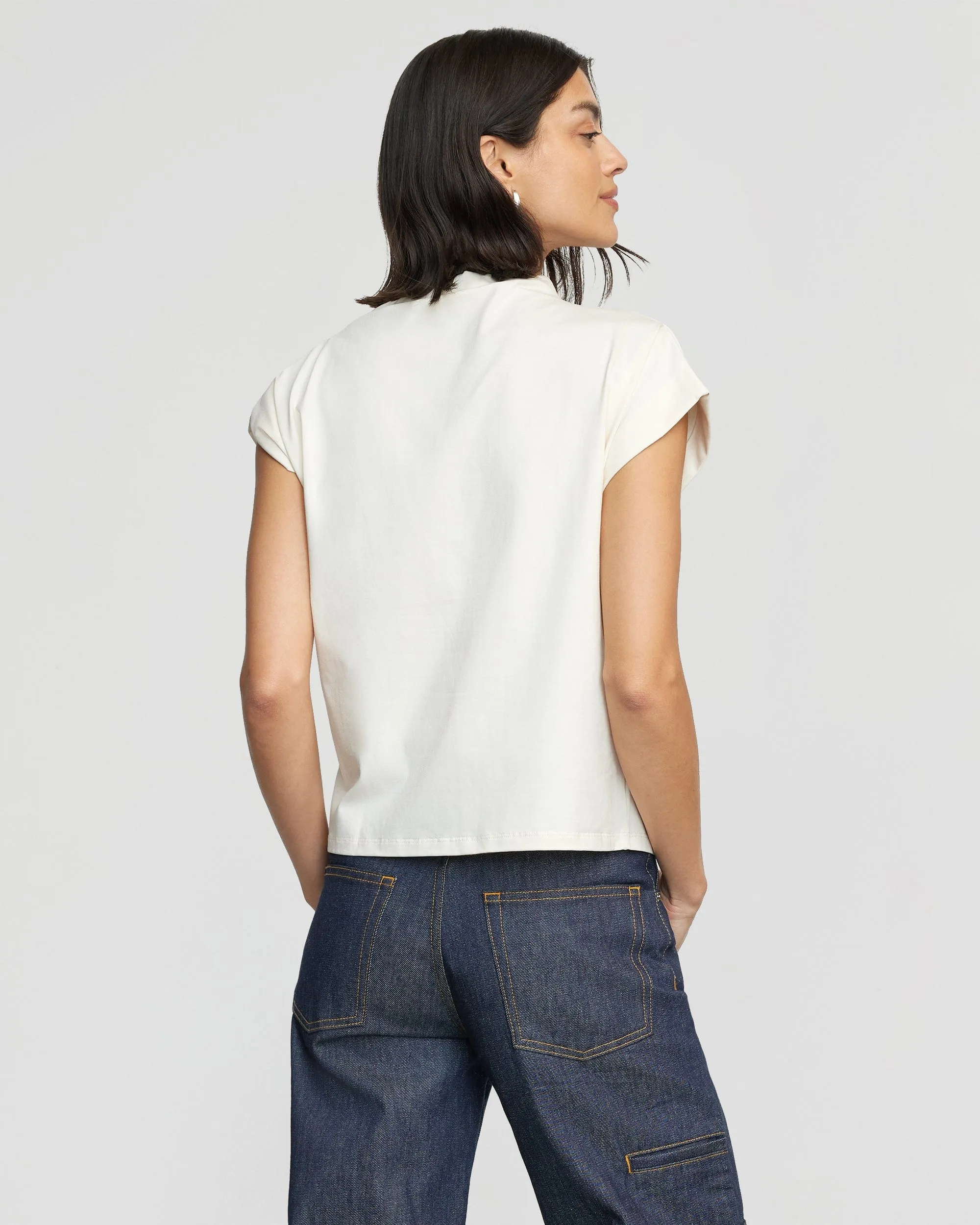Kenny Asymmetric-Neck Tee