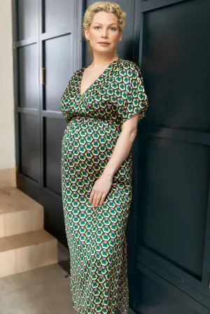 Kimono-style Maternity & Breastfeeding Dress