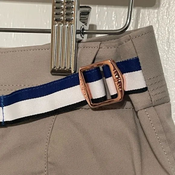 Kit And Ace Beige Tan Bermuda Wool Cotton Blend Golf Business Casual High Rise 4
