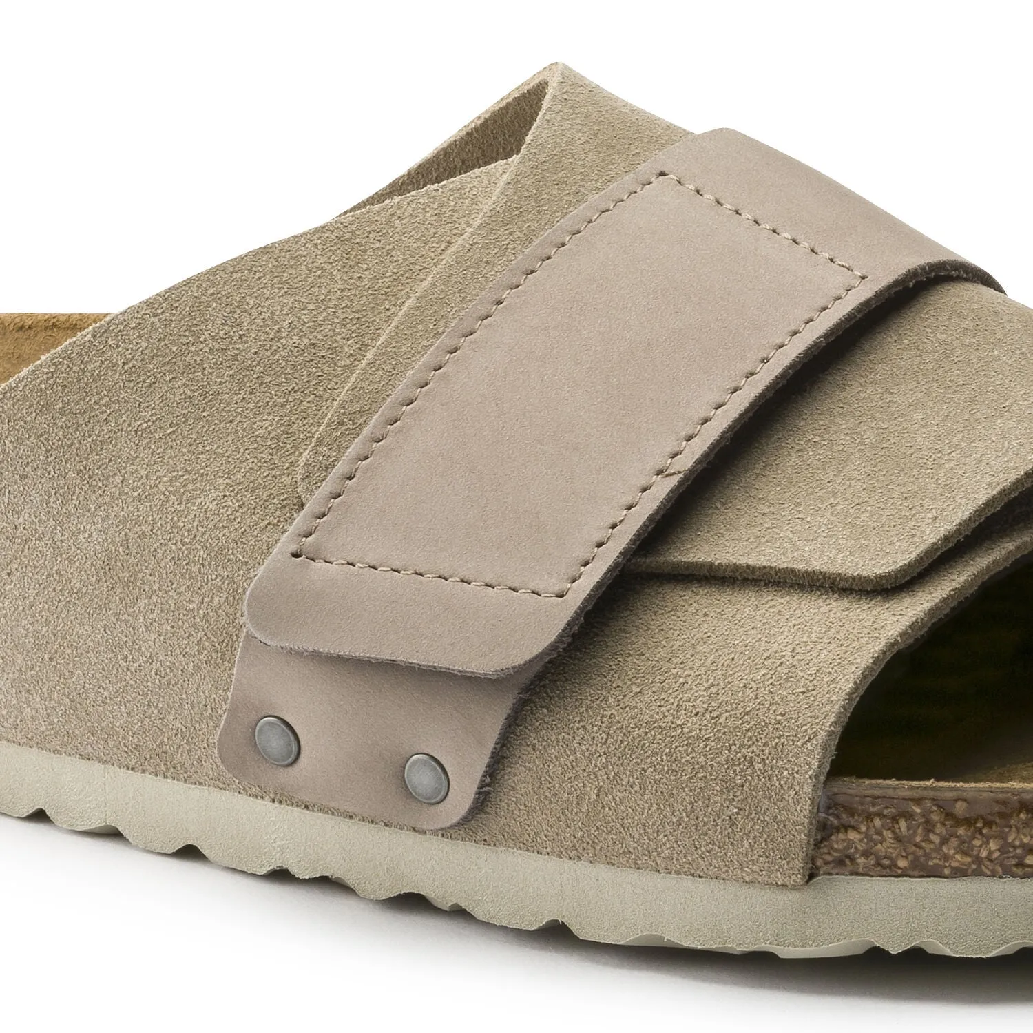 Kyoto Men - Taupe Nubuck and Suede Leather||Kyoto pour hommes - Suède et cuir nubuck taupe