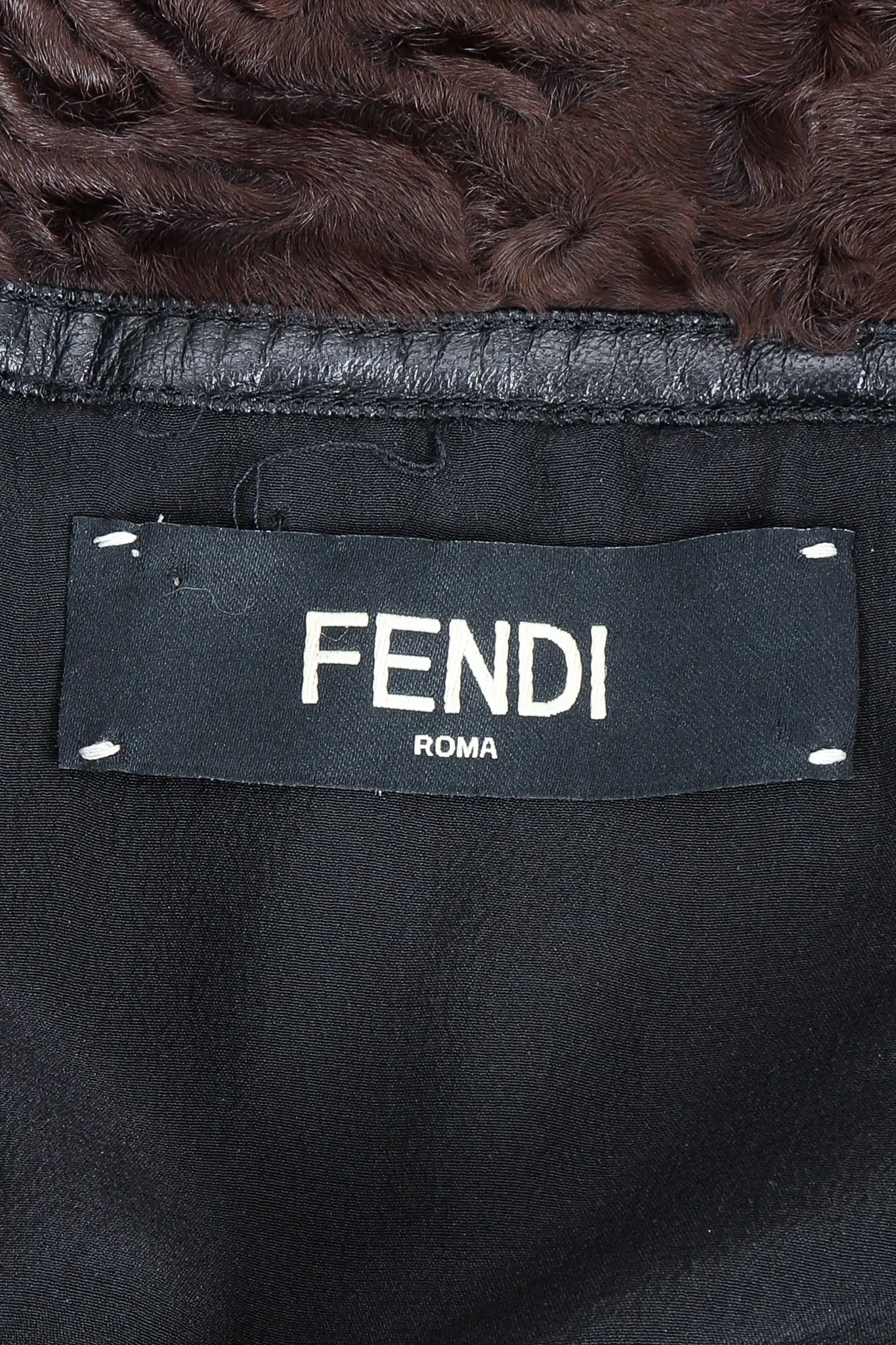 Lamb Fur Midi Pencil Skirt