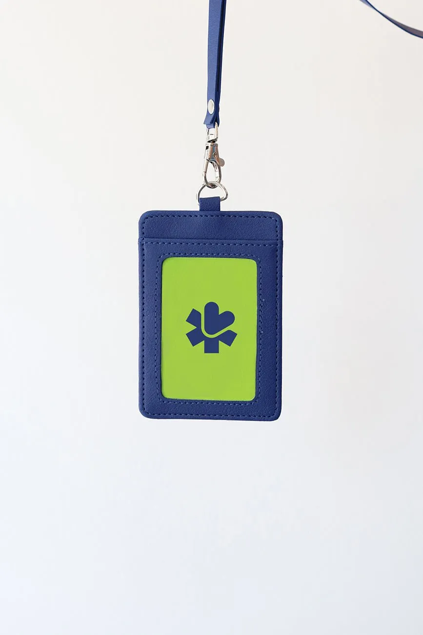 Leather ID Wallet Lanyard