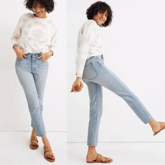 Madewell The Curvy Perfect Vintage Jean in Light Wash High Rise sz 26 K7526