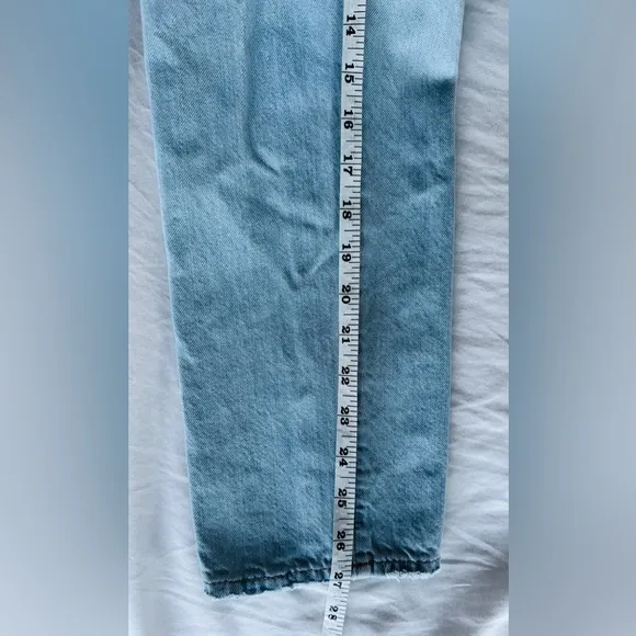 Madewell The Curvy Perfect Vintage Jean in Light Wash High Rise sz 26 K7526