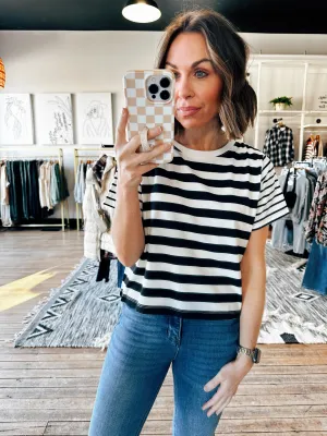 Marina Striped Knit Top-3 Colors