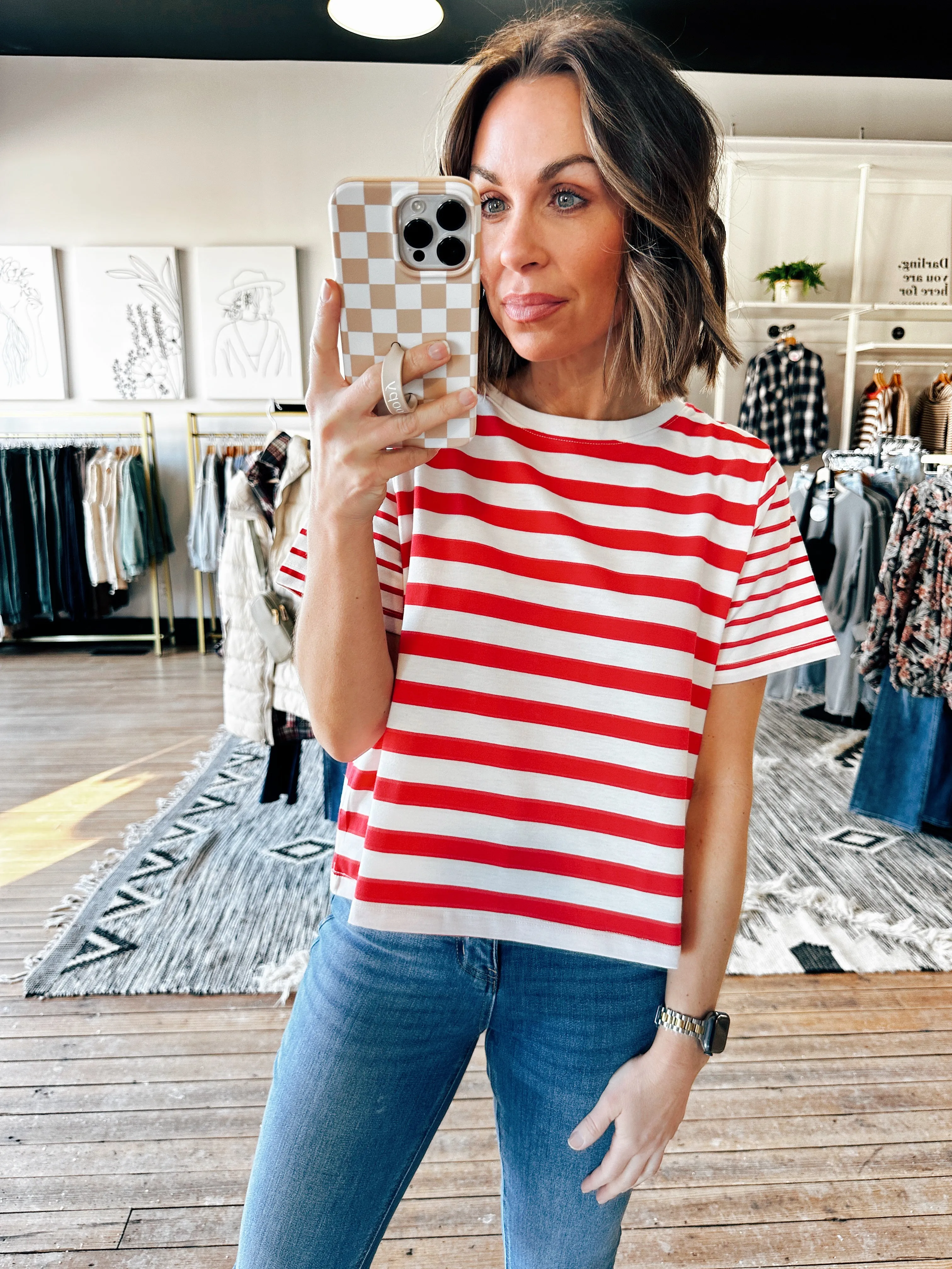 Marina Striped Knit Top-3 Colors