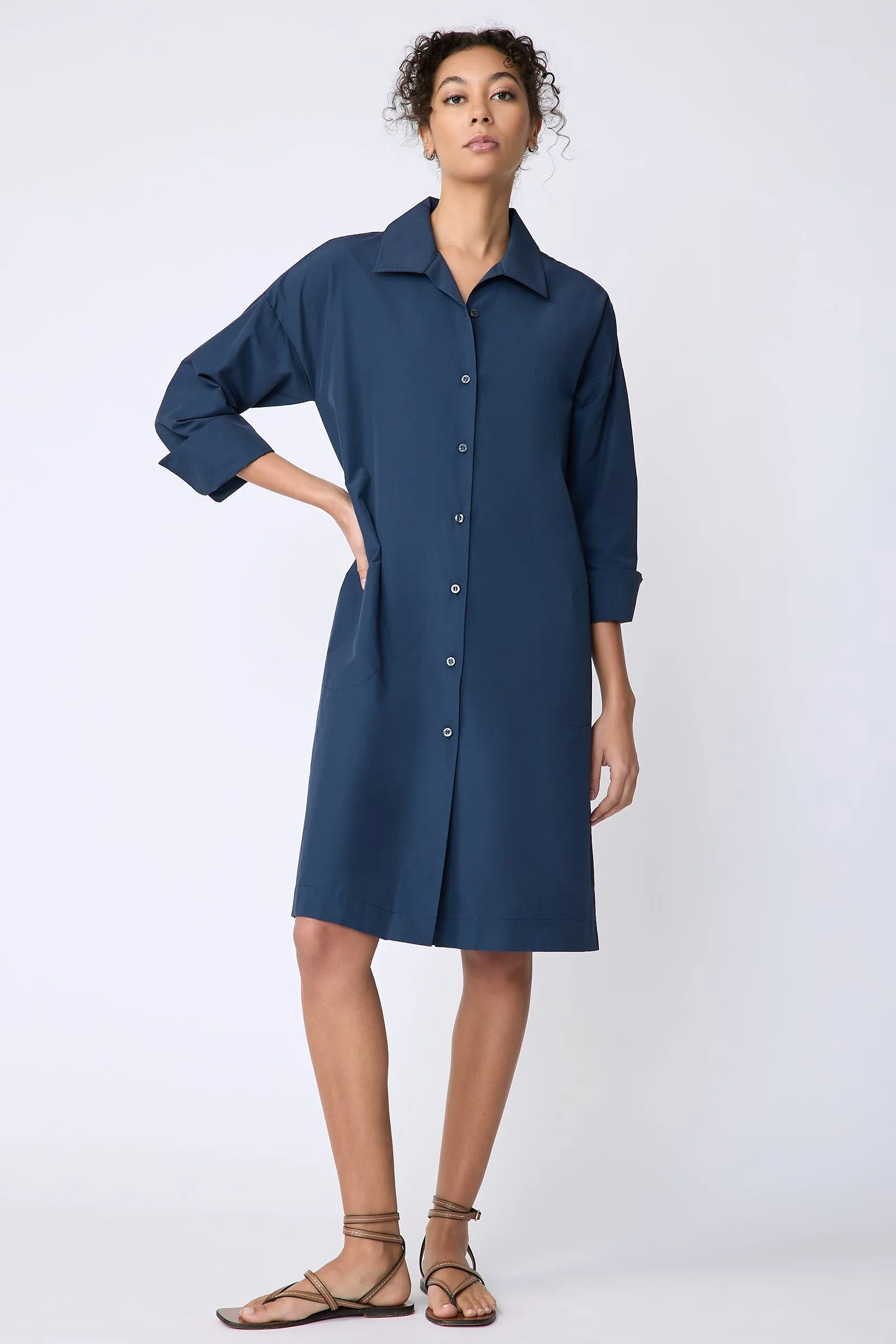Marion Dress - Summer Navy