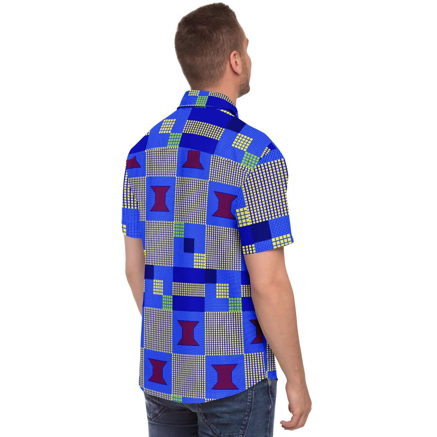 Maye African Print Short Sleeve Shirt