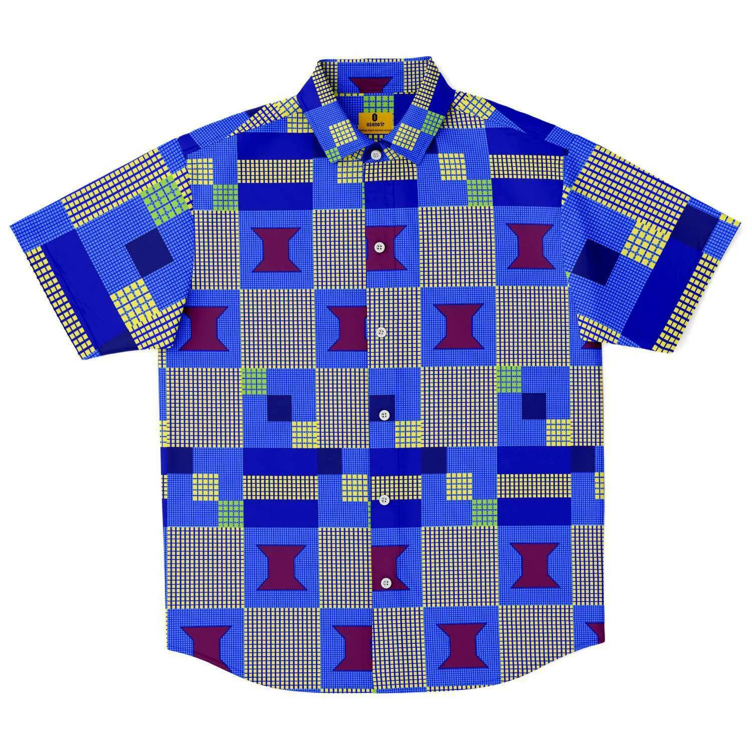 Maye African Print Short Sleeve Shirt