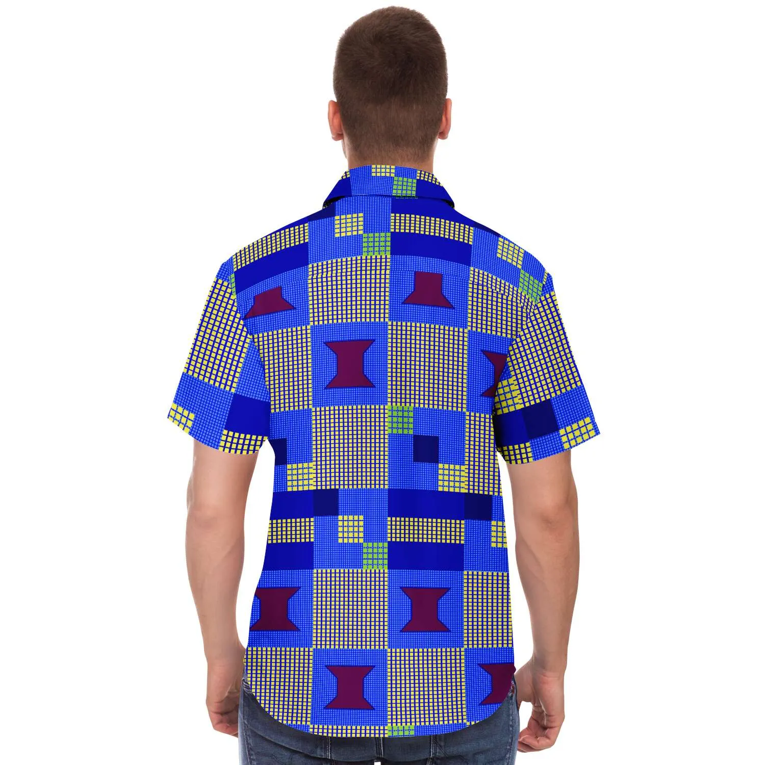 Maye African Print Short Sleeve Shirt