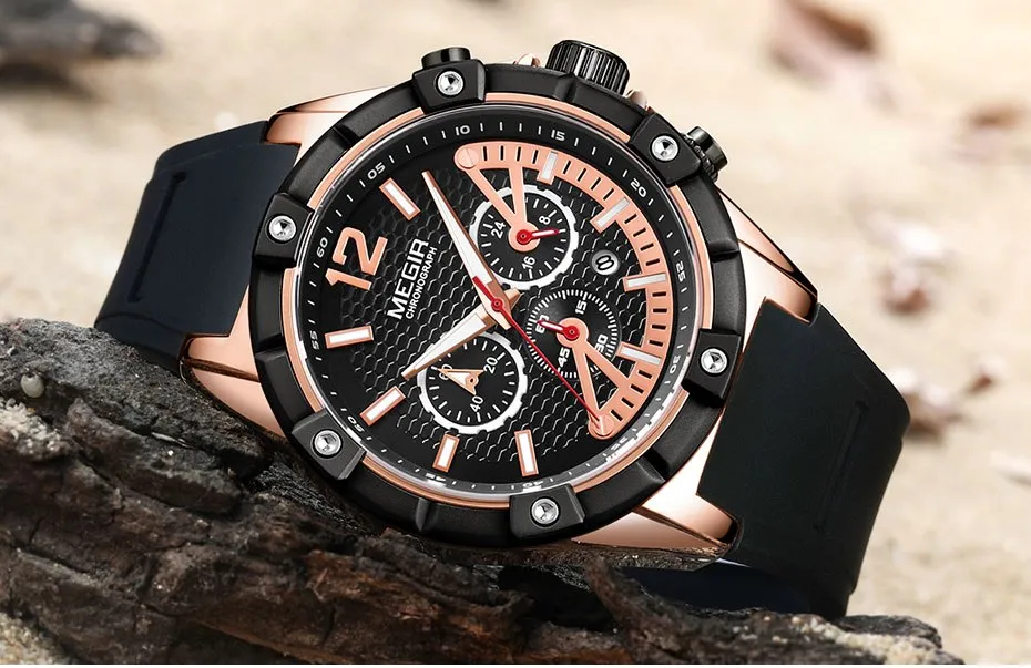 Men's Chronograph Quartz Wrist Watch